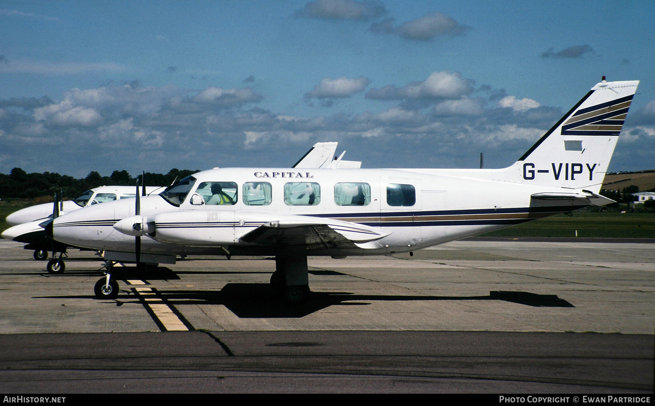 Aircraft Photo of G-VIPY | Piper PA-31-350 Navajo Chieftain | Capital Aviation | AirHistory.net #812005