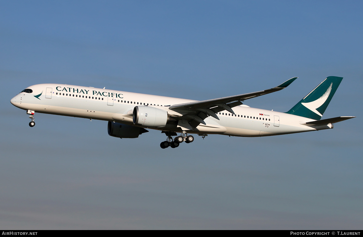Aircraft Photo of F-WZNA | Airbus A350-941 | Cathay Pacific Airways | AirHistory.net #812008