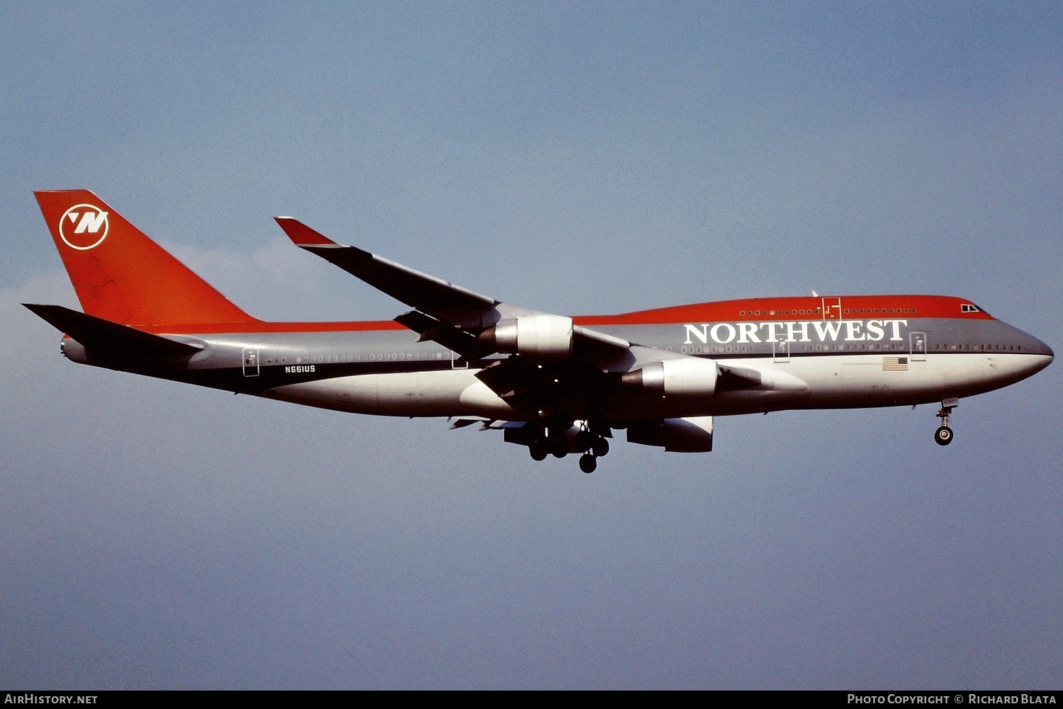 Aircraft Photo of N661US | Boeing 747-451 | Northwest Airlines | AirHistory.net #812038