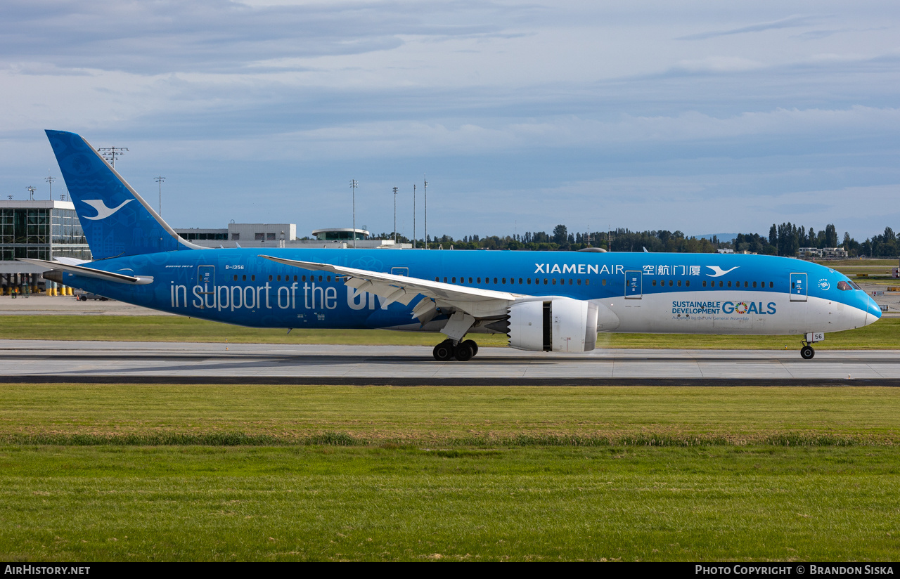 Aircraft Photo of B-1356 | Boeing 787-9 Dreamliner | Xiamen Airlines | AirHistory.net #812052