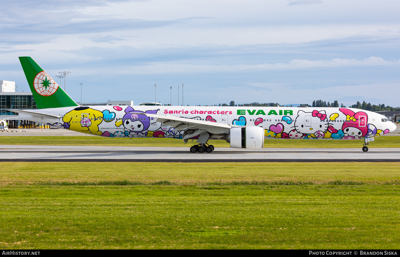 Aircraft Photo of B-16740 | Boeing 777-300/ER | EVA Air | AirHistory.net #812053