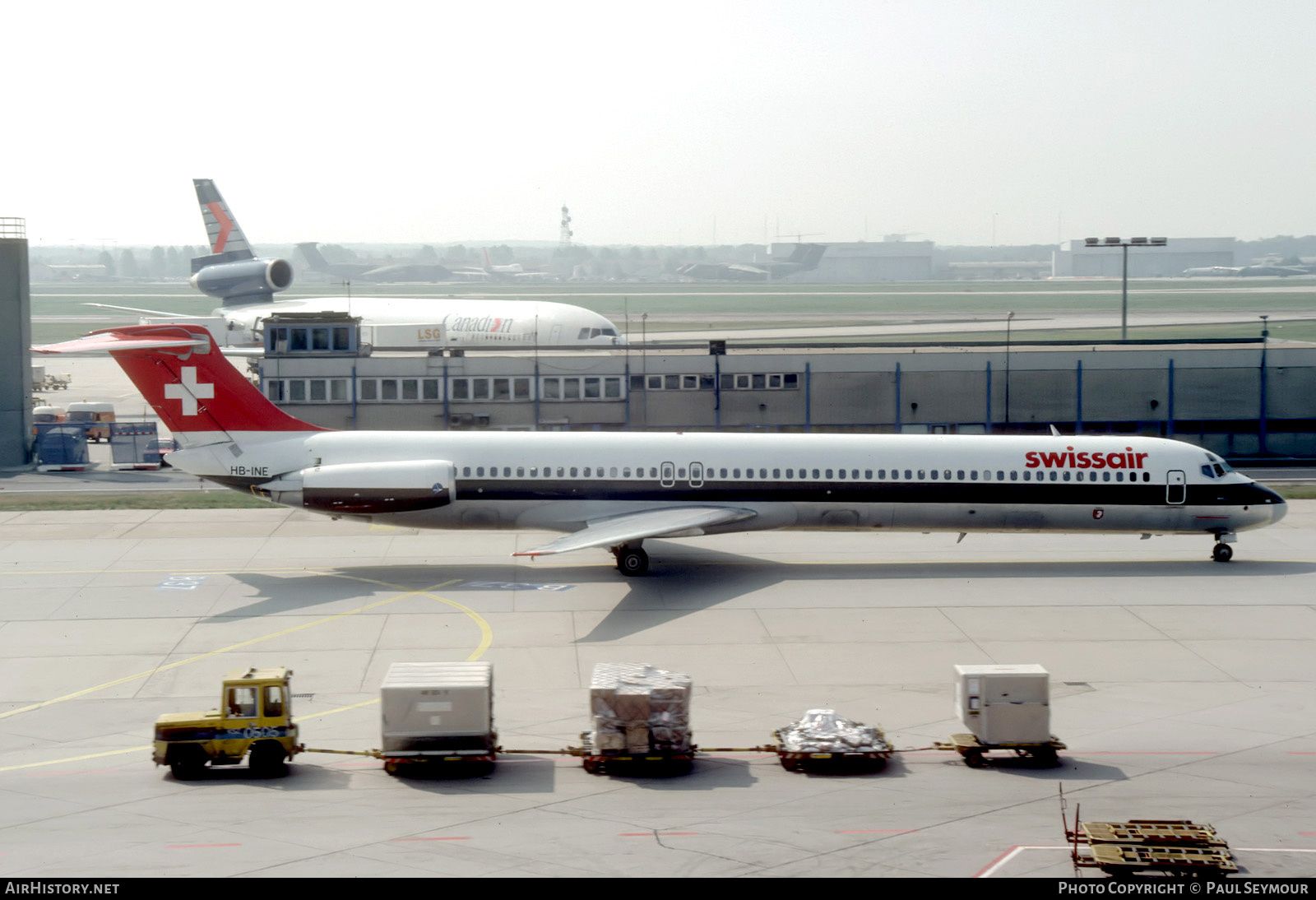 Aircraft Photo of HB-INE | McDonnell Douglas MD-81 (DC-9-81) | Swissair | AirHistory.net #812110