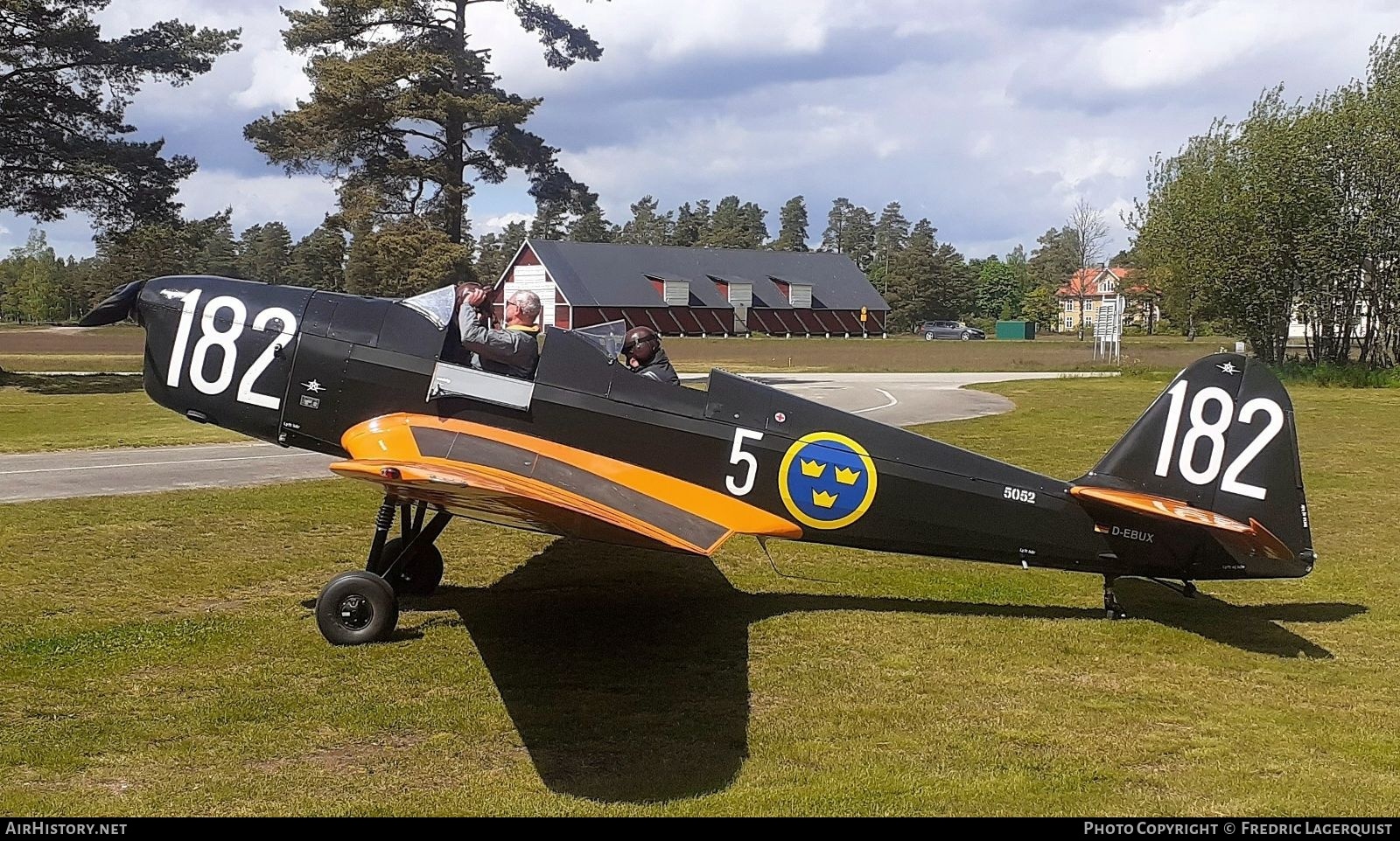 Aircraft Photo of D-EBUX / 5052 | Klemm Kl 35D | Sweden - Air Force | AirHistory.net #812130