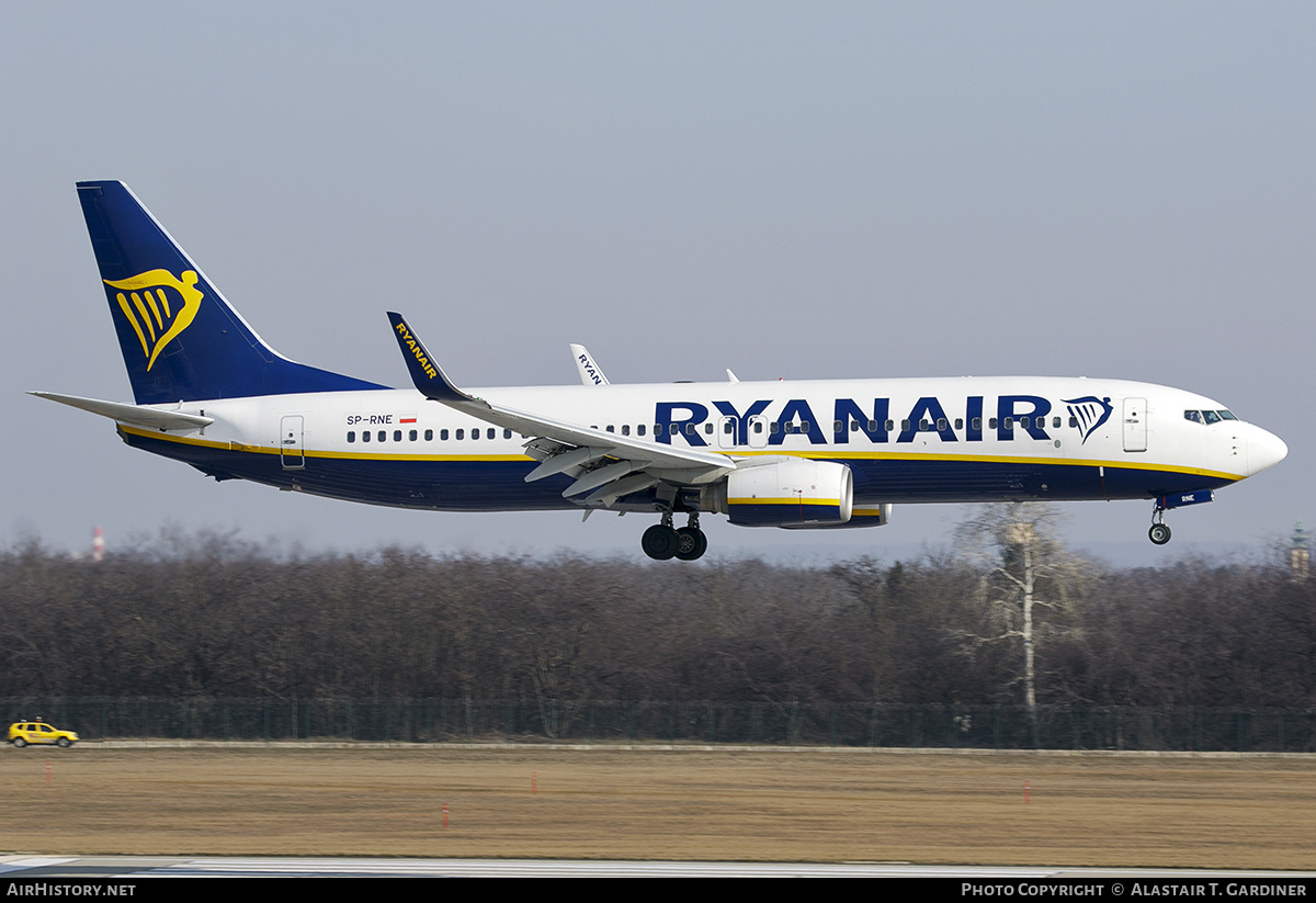 Aircraft Photo of SP-RNE | Boeing 737-8AS | Ryanair | AirHistory.net #812140