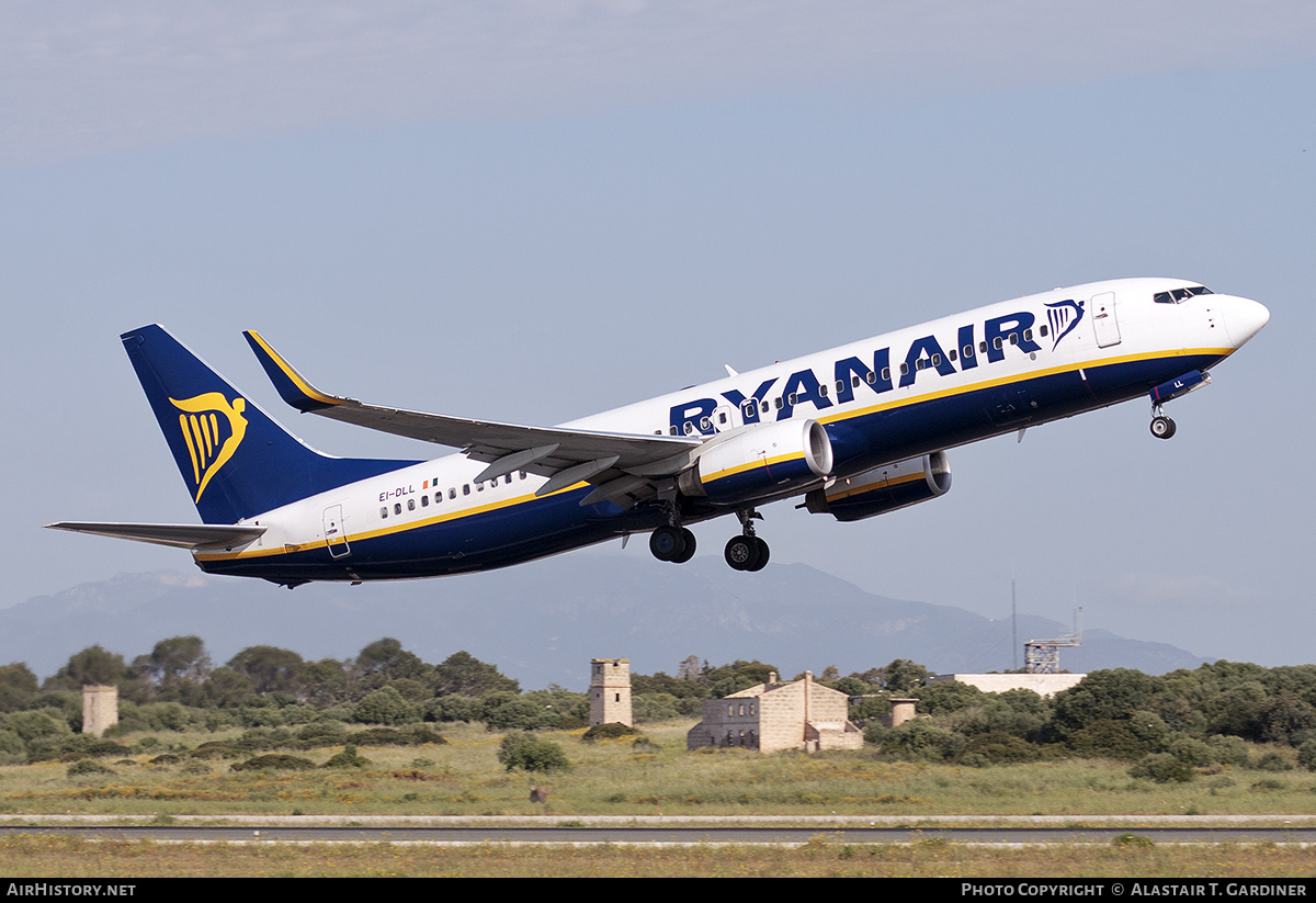 Aircraft Photo of EI-DLL | Boeing 737-8AS | Ryanair | AirHistory.net #812168