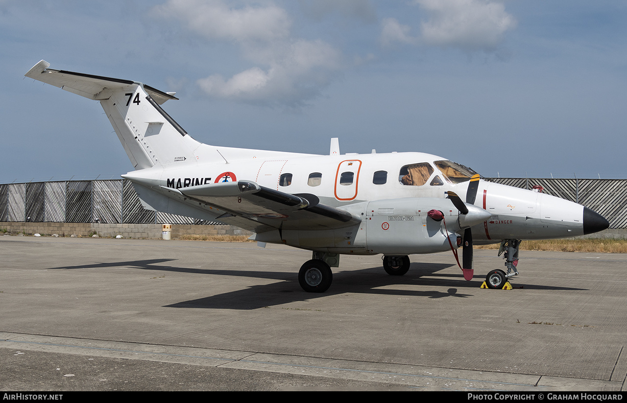 Aircraft Photo of 74 | Embraer EMB-121AN Xingu | France - Navy | AirHistory.net #812179