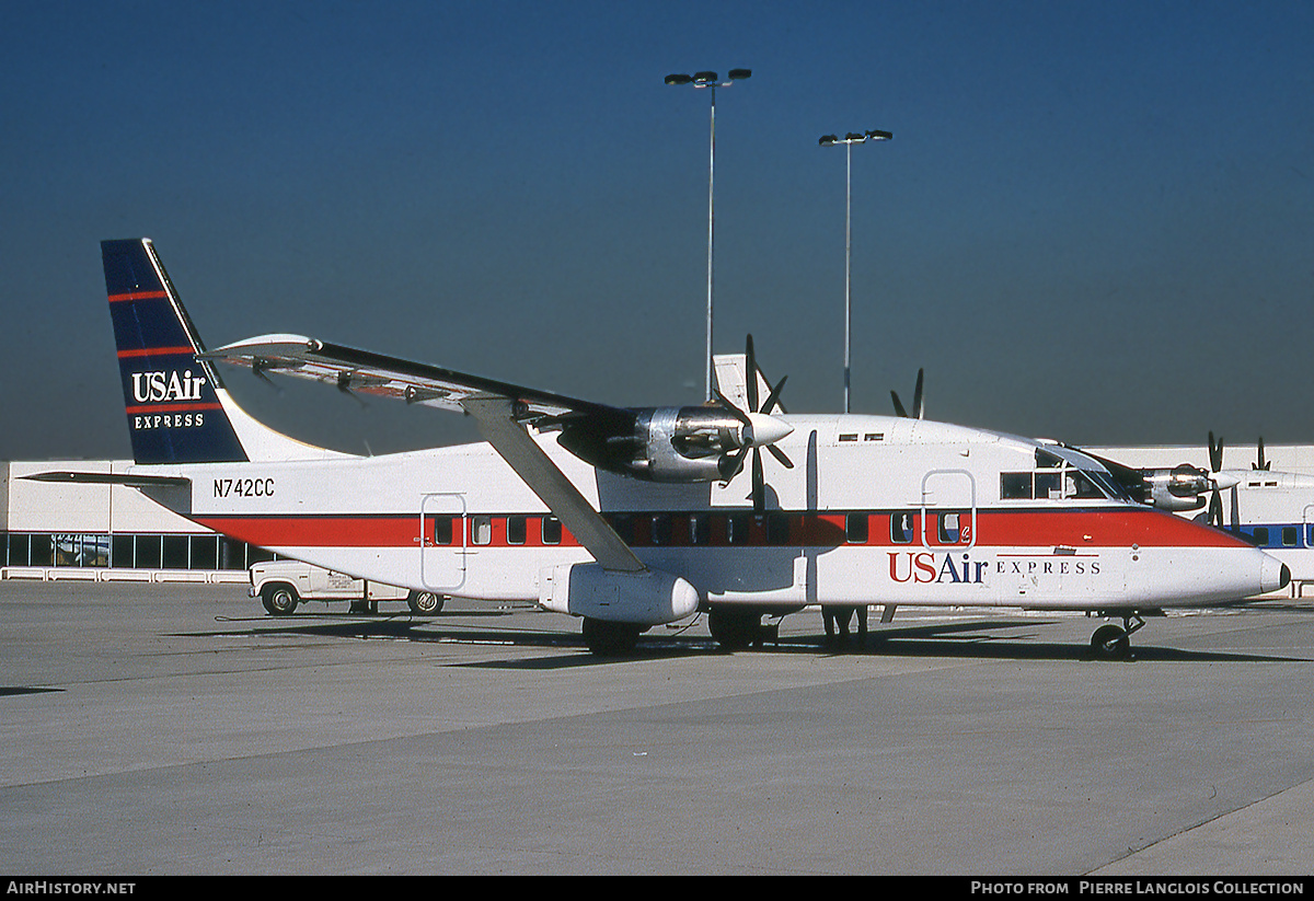 Aircraft Photo of N742CC | Short 360-300 | USAir Express | AirHistory.net #812193