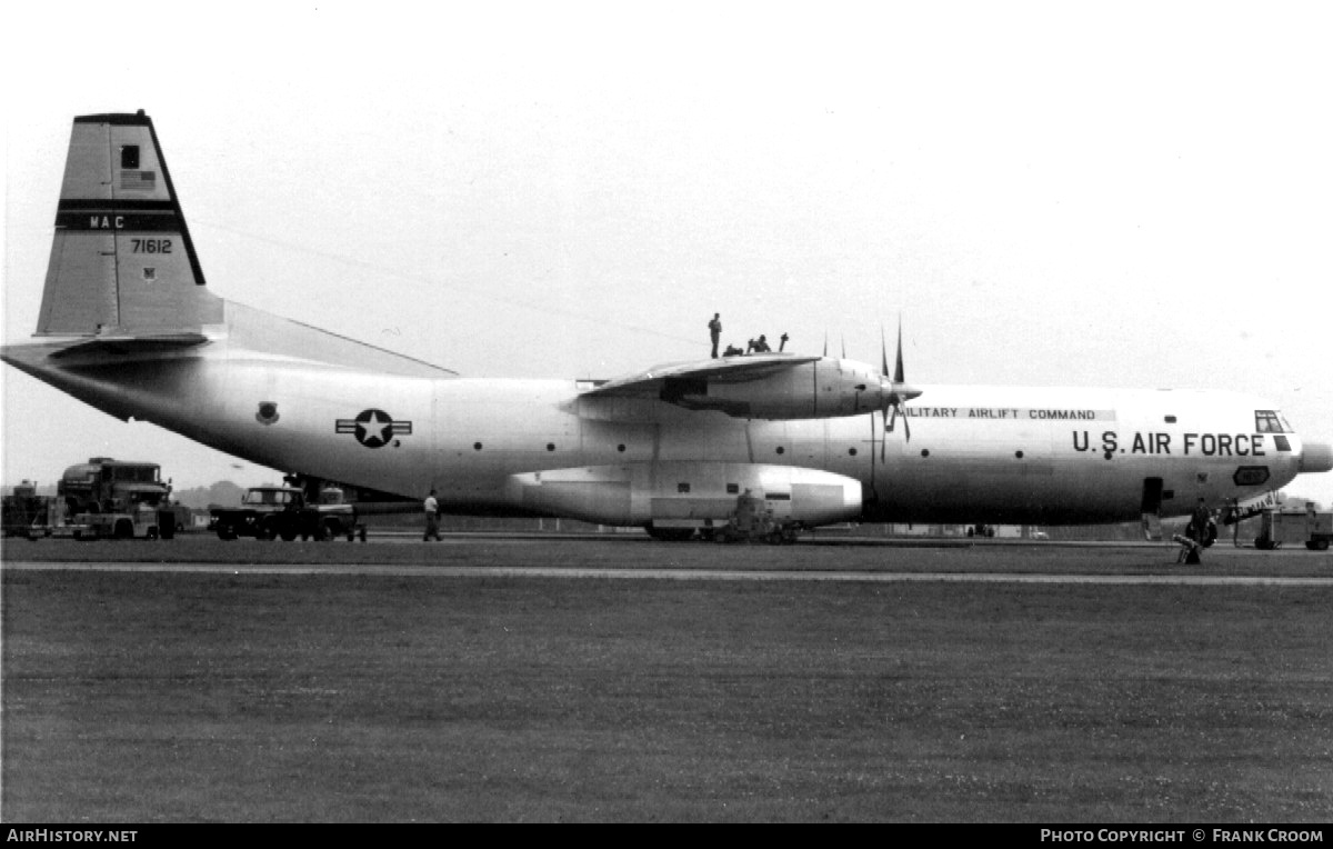 Aircraft Photo of 57-1612 / 71612 | Douglas C-133A Cargomaster | USA - Air Force | AirHistory.net #812201