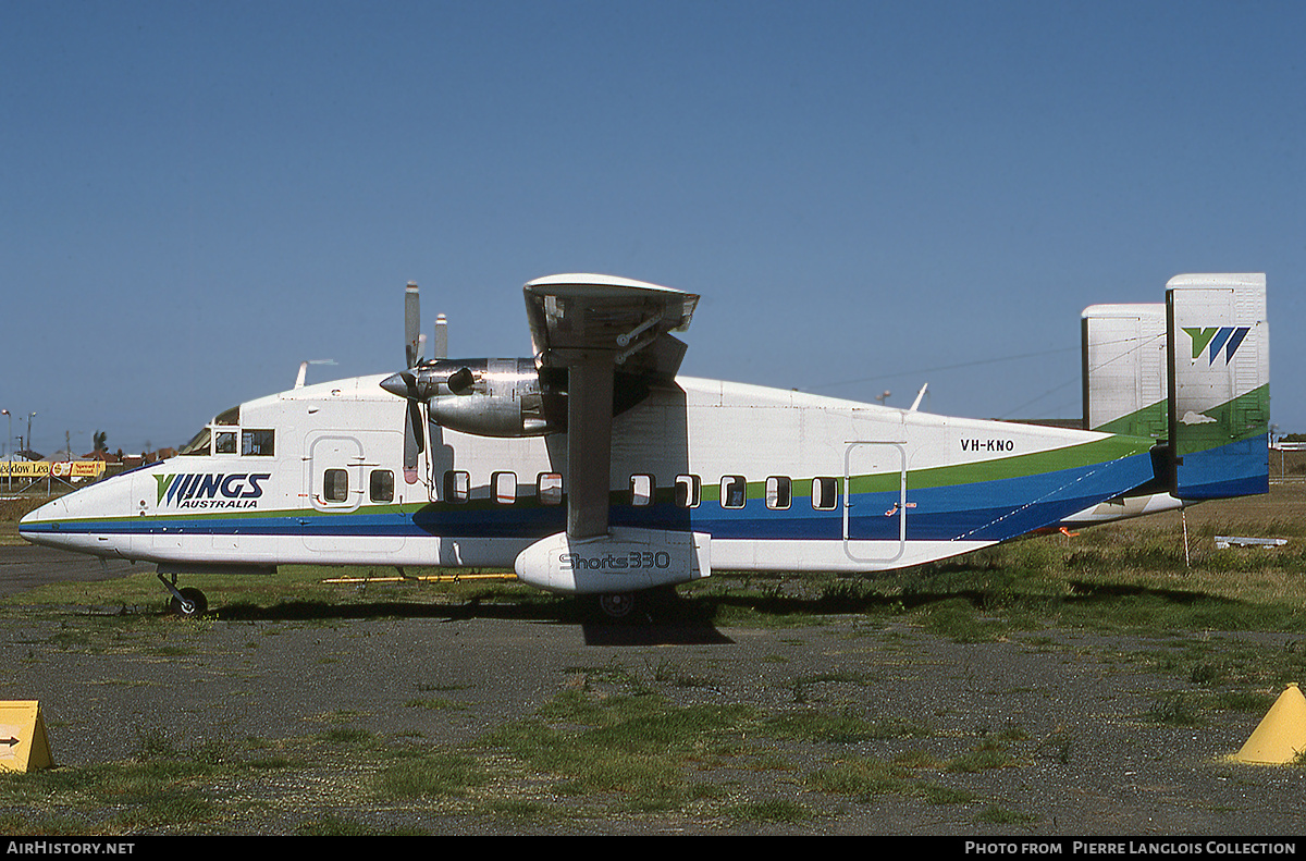 Aircraft Photo of VH-KNO | Short 330-100 | Wings Australia | AirHistory.net #812209