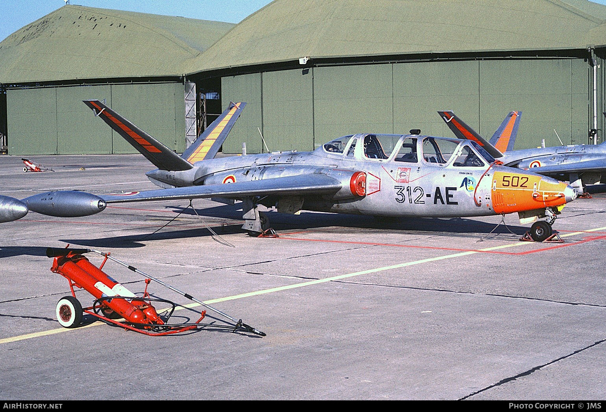 Aircraft Photo of 502 | Fouga CM-170R Magister | France - Air Force | AirHistory.net #812220