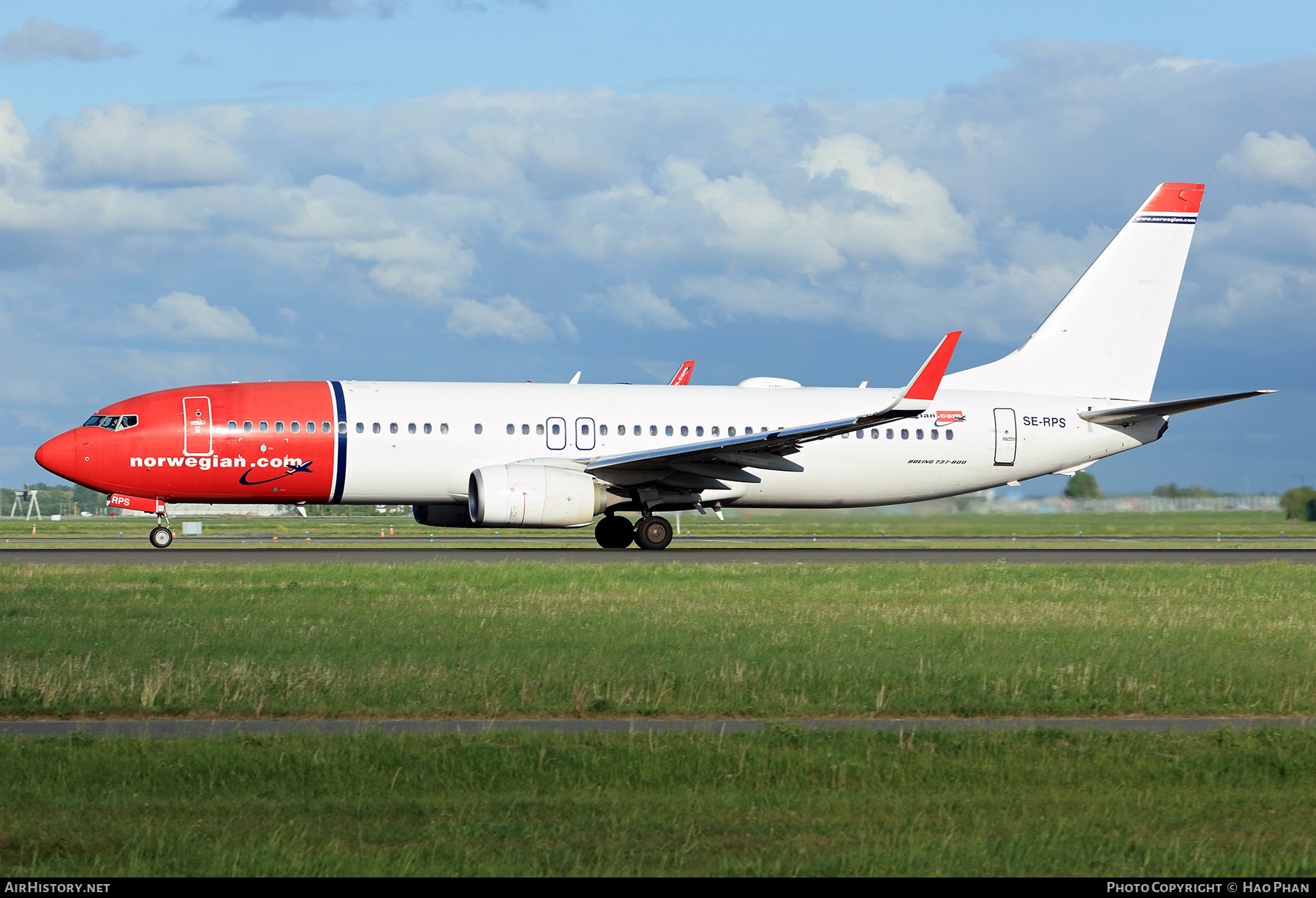 Aircraft Photo of SE-RPS | Boeing 737-8JP | Norwegian | AirHistory.net #812254