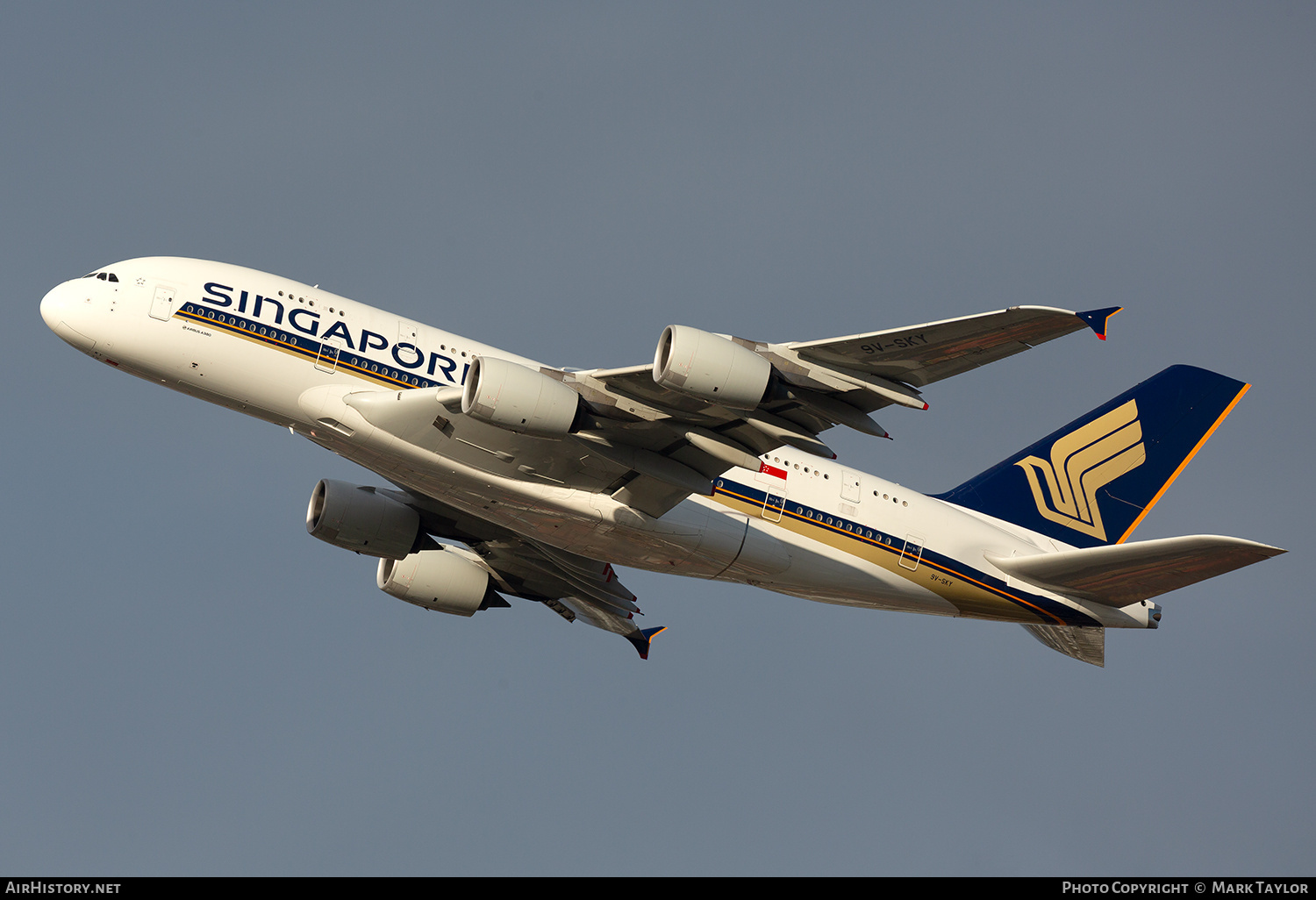 Aircraft Photo of 9V-SKY | Airbus A380-841 | Singapore Airlines | AirHistory.net #812264