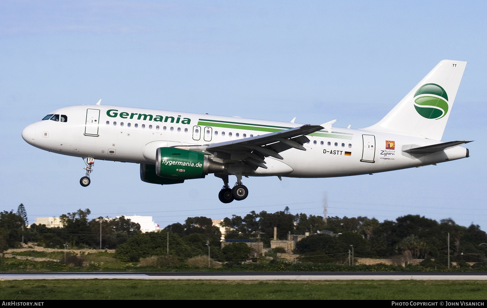 Aircraft Photo of D-ASTT | Airbus A319-112 | Germania | AirHistory.net #812268