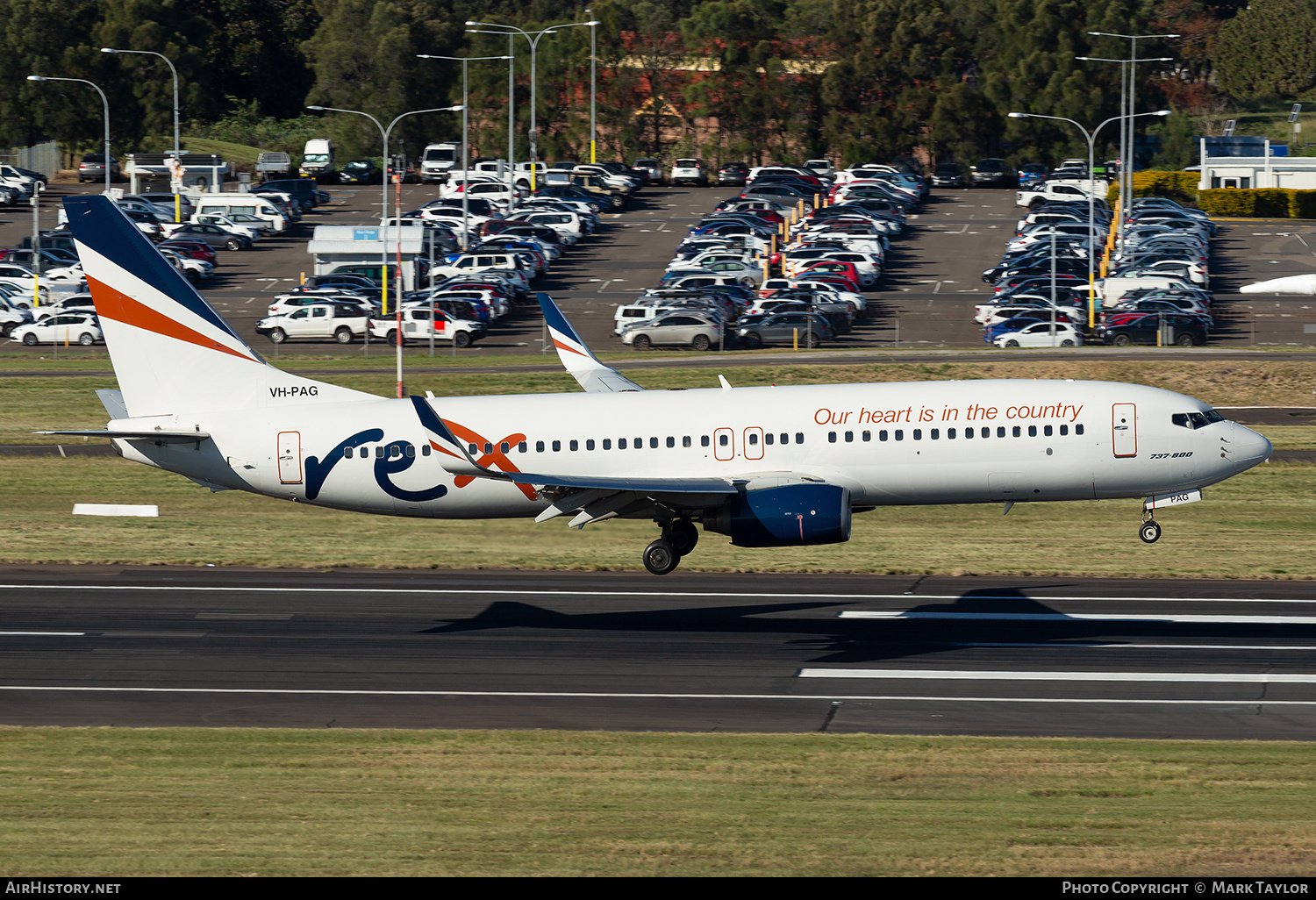 Aircraft Photo of VH-PAG | Boeing 737-8FE | REX - Regional Express | AirHistory.net #812274