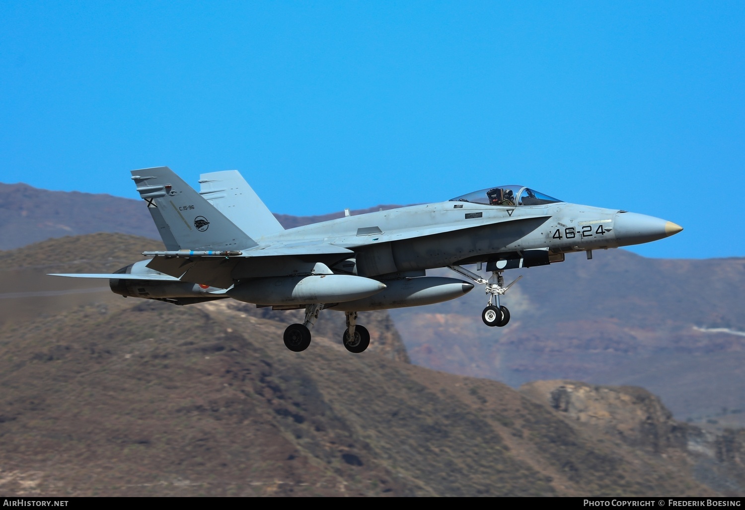 Aircraft Photo of C.15-96 | McDonnell Douglas F/A-18A+ Hornet | Spain - Air Force | AirHistory.net #812284