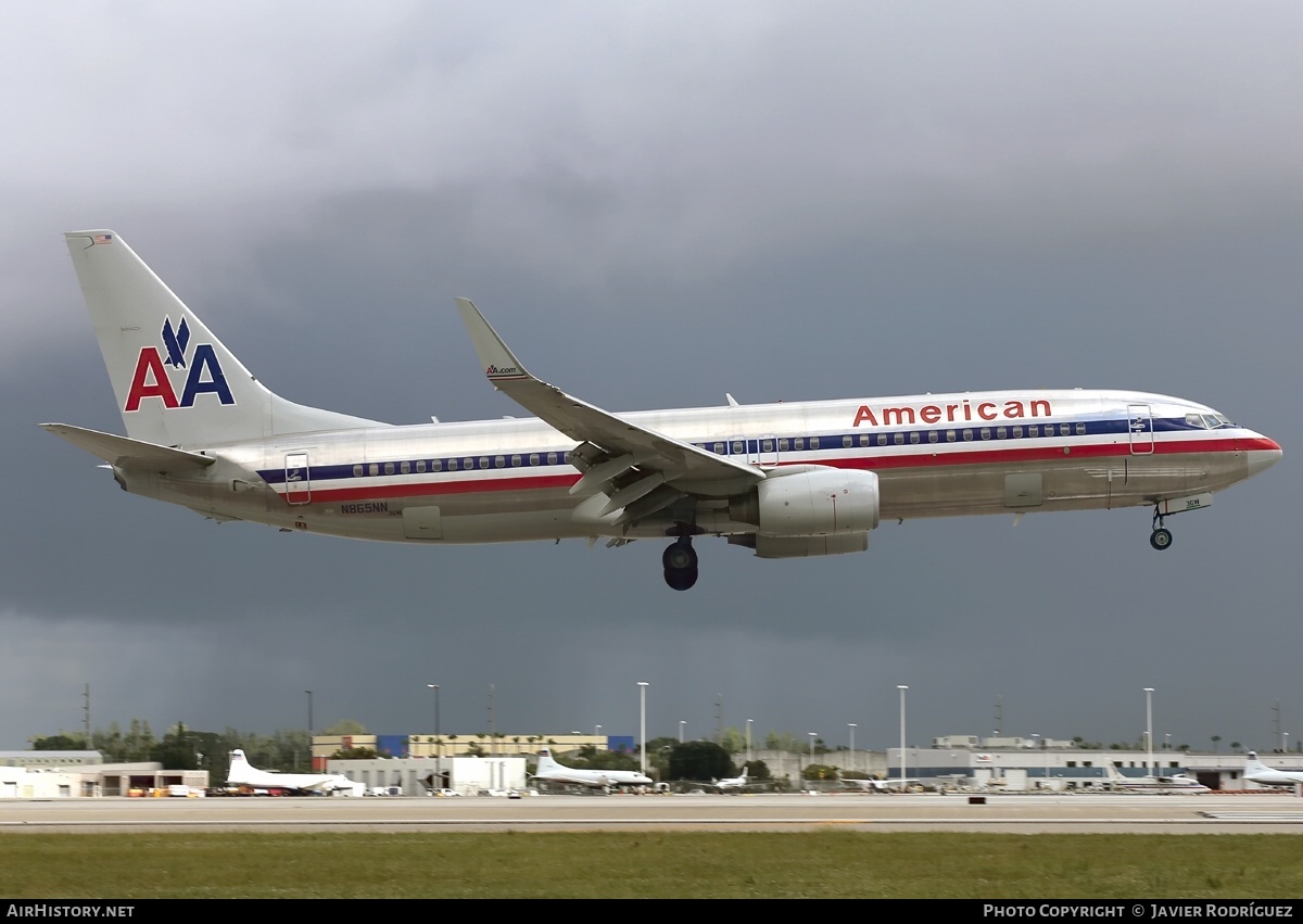 Aircraft Photo of N865NN | Boeing 737-823 | American Airlines | AirHistory.net #812316