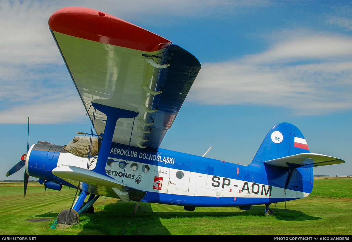 Aircraft Photo of SP-AOM | Antonov An-2P | Aeroklub Dolnoslaski | AirHistory.net #812328