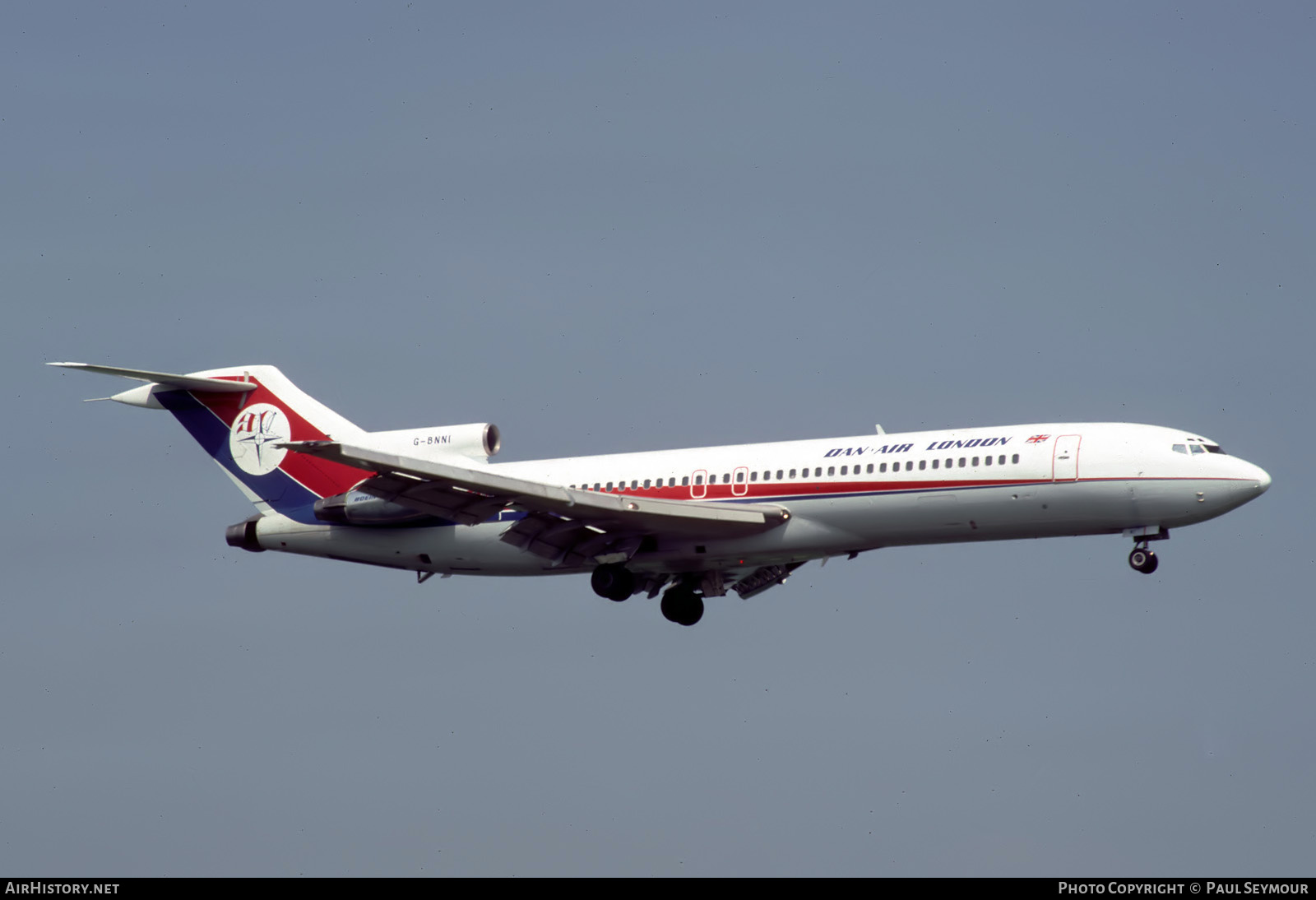Aircraft Photo of G-BNNI | Boeing 727-276/Adv | Dan-Air London | AirHistory.net #812333