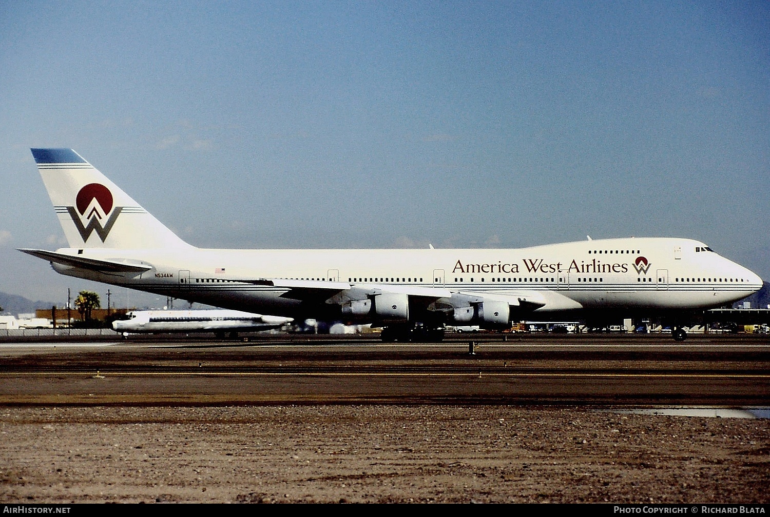 Aircraft Photo of N534AW | Boeing 747-206B | America West Airlines | AirHistory.net #812351