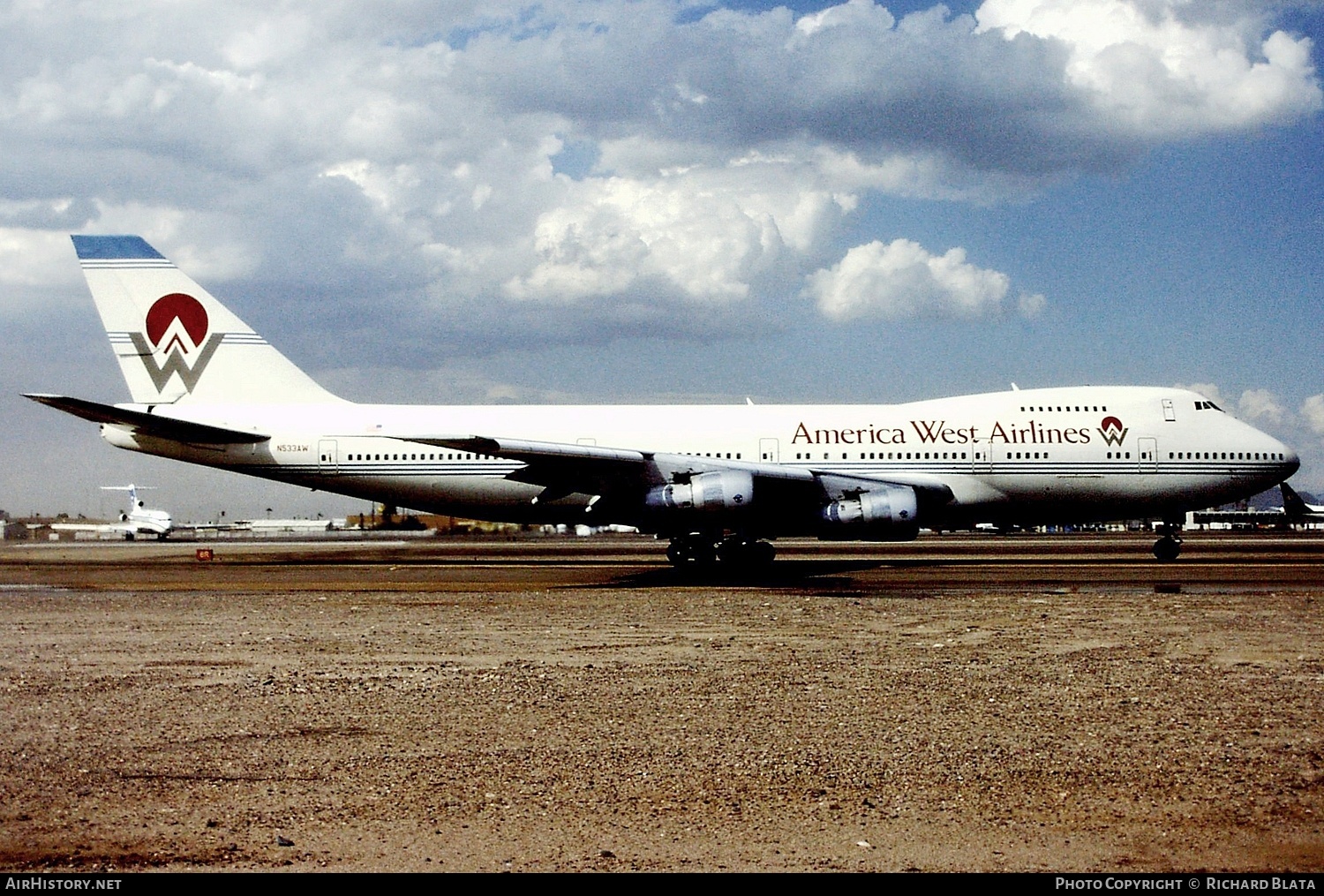 Aircraft Photo of N533AW | Boeing 747-206B | America West Airlines | AirHistory.net #812352