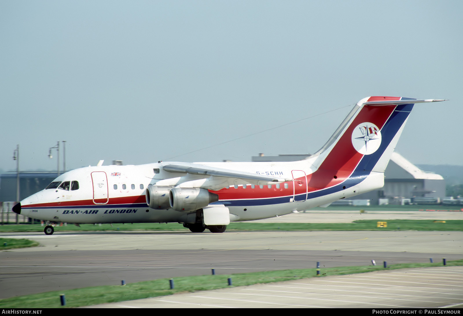 Aircraft Photo of G-SCHH | British Aerospace BAe-146-100 | Dan-Air London | AirHistory.net #812356