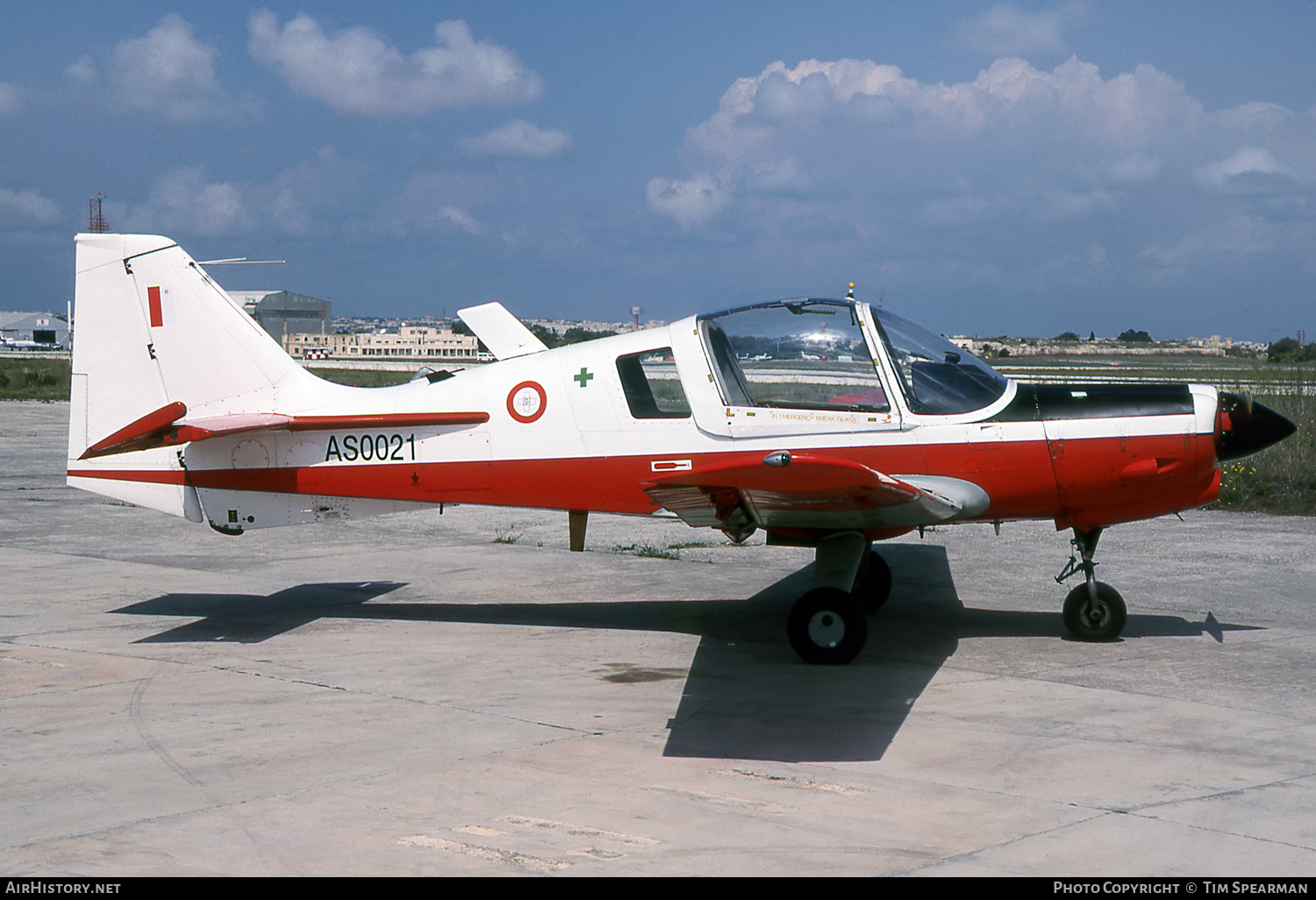 Aircraft Photo of AS0021 | Scottish Aviation Bulldog T1 | Malta - Air Force | AirHistory.net #812376