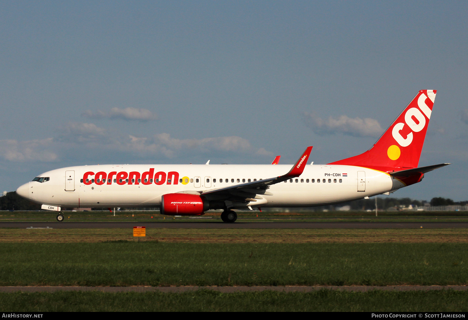 Aircraft Photo of PH-CDH | Boeing 737-86J | Corendon Dutch Airlines | AirHistory.net #812398