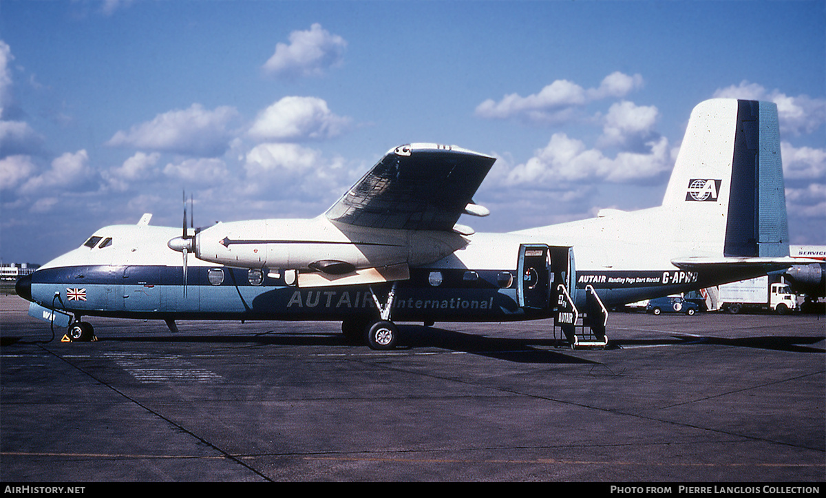 Aircraft Photo of G-APWA | Handley Page HPR-7 Herald 100 | Autair International | AirHistory.net #812464