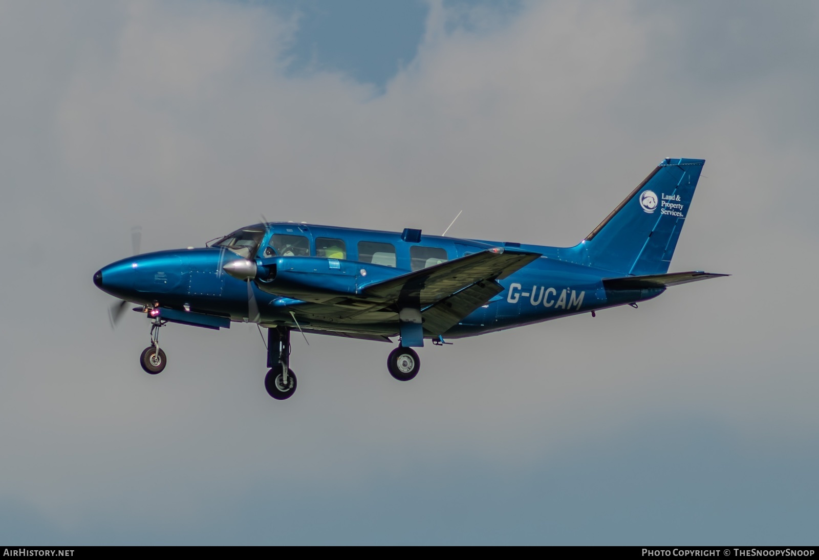 Aircraft Photo of G-UCAM | Piper PA-31-350 Navajo Chieftain | Land & Property Services | AirHistory.net #812473