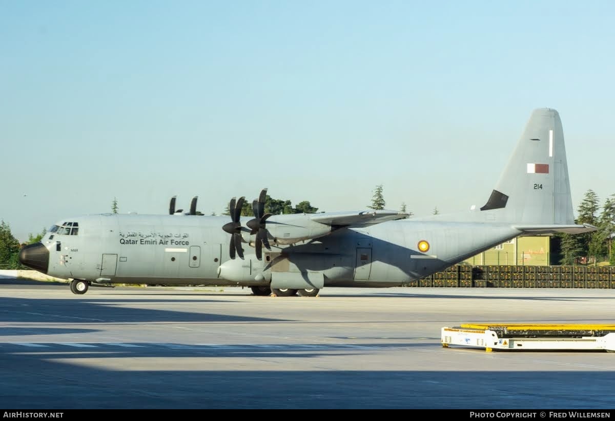Aircraft Photo of 214 | Lockheed Martin C-130J-30 Hercules | Qatar - Air Force | AirHistory.net #812492