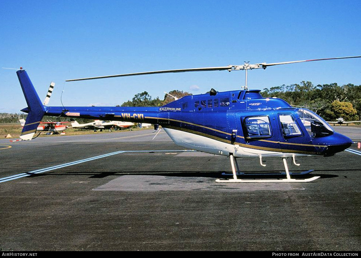 Aircraft Photo of VH-CKI | Bell 206B-3 JetRanger III | Chopperline | AirHistory.net #812500