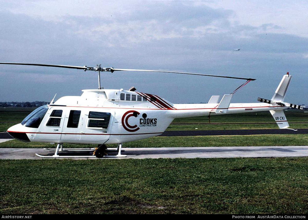 Aircraft Photo of VH-CKI | Bell 206L-3 LongRanger III | Cooks Construction | AirHistory.net #812512