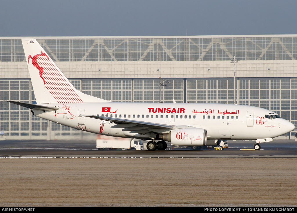 Aircraft Photo of TS-IOR | Boeing 737-6H3 | Tunisair | AirHistory.net #812561