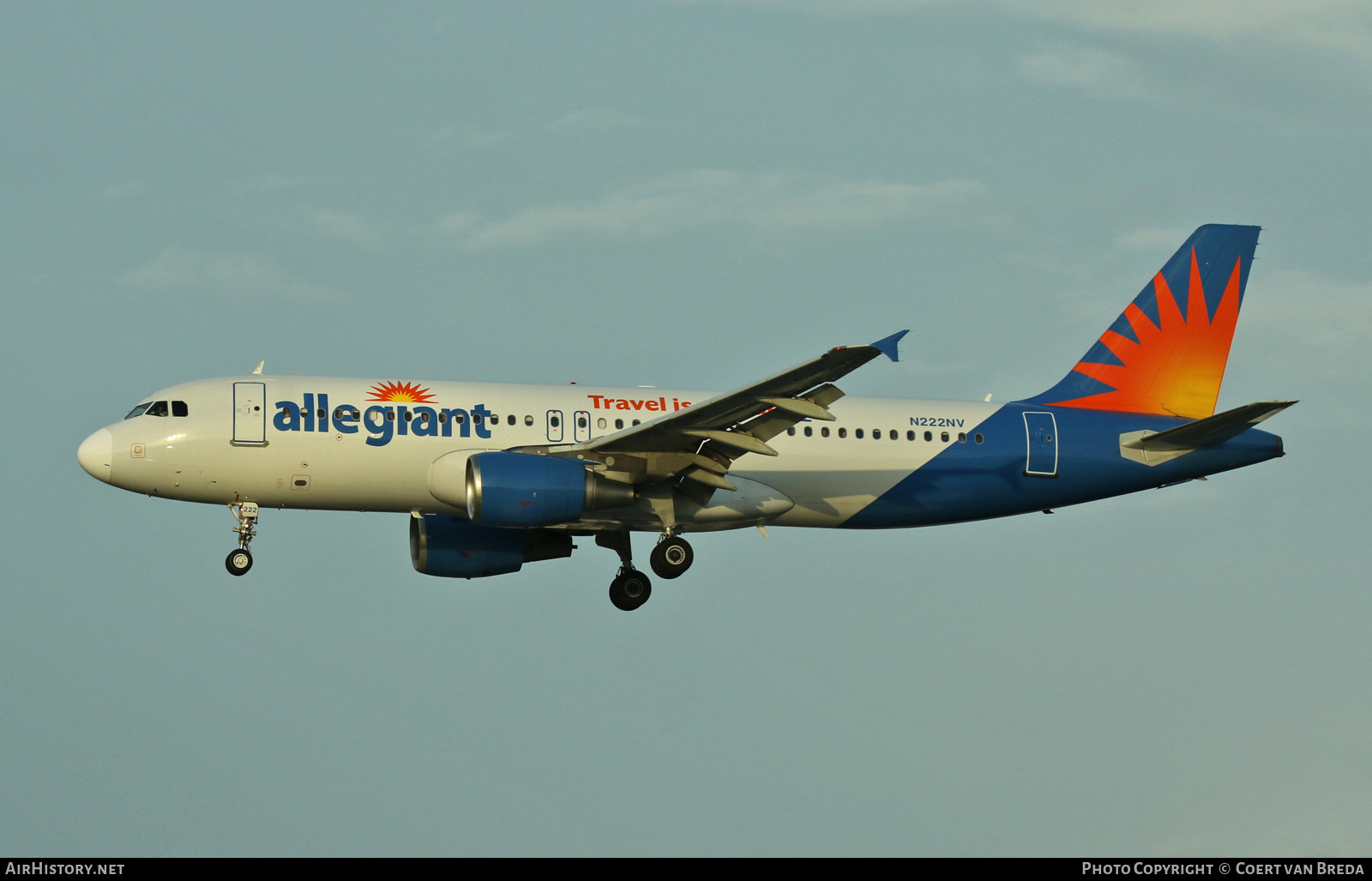 Aircraft Photo of N222NV | Airbus A320-214 | Allegiant Air | AirHistory.net #812632