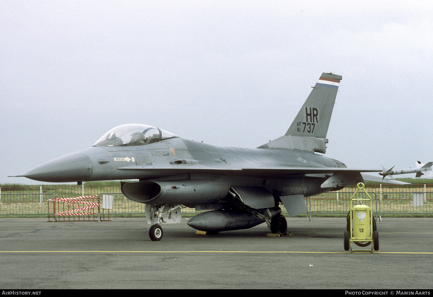 Aircraft Photo of 81-0737 / AF81-737 | General Dynamics F-16A Fighting Falcon | USA - Air Force | AirHistory.net #812634