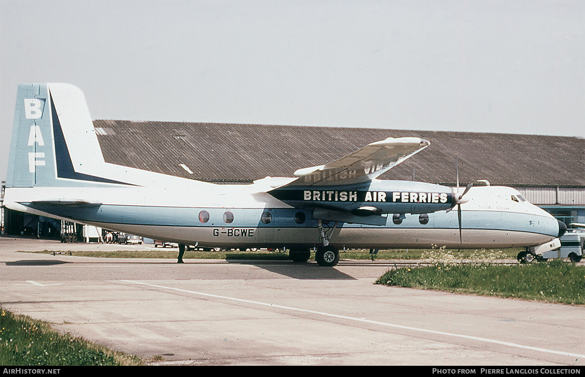 Aircraft Photo of G-BCWE | Handley Page HPR-7 Herald 206 | British Air Ferries - BAF | AirHistory.net #812655