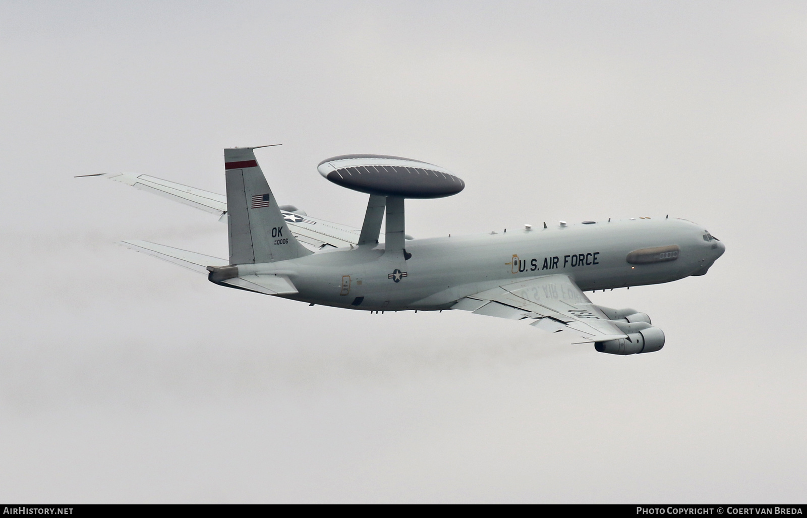 Aircraft Photo of 82-0006 / AF820006 | Boeing E-3C Sentry | USA - Air Force | AirHistory.net #812667