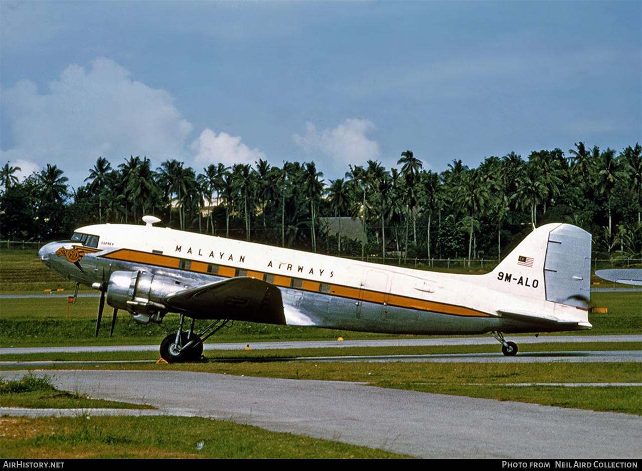 Aircraft Photo of 9M-ALO | Douglas DC-3... | Malayan Airways | AirHistory.net #812675