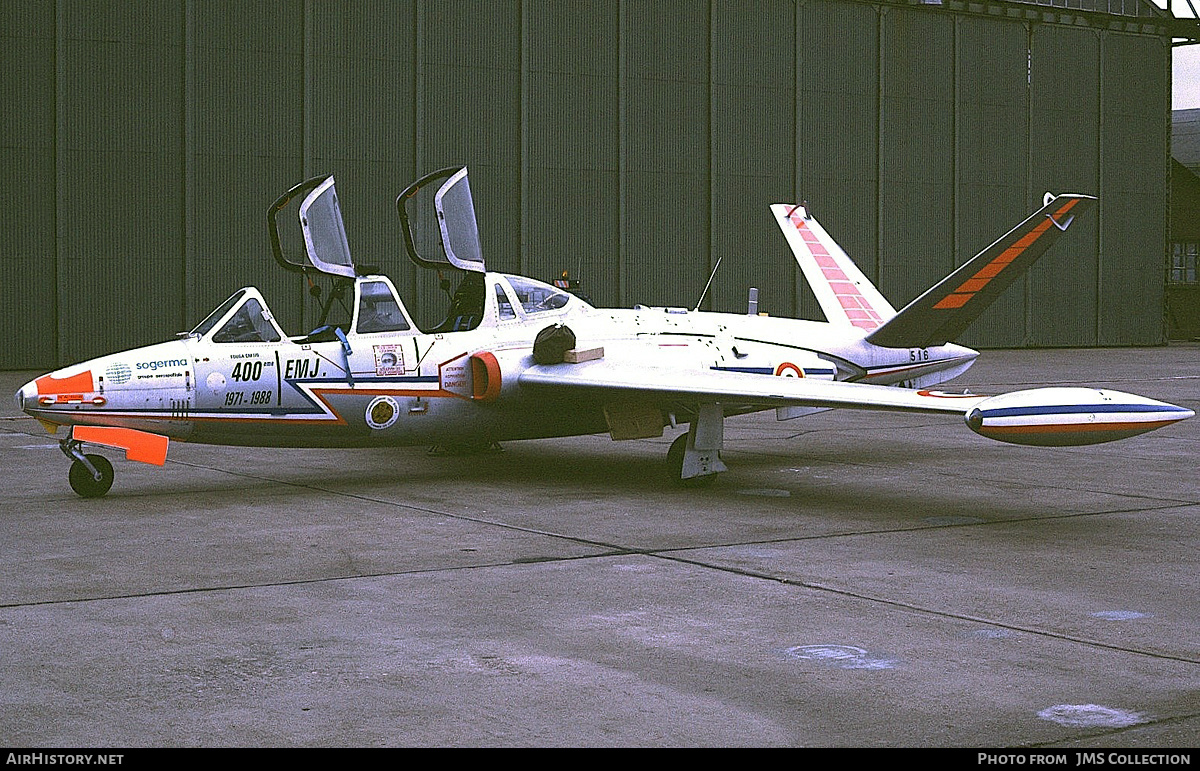 Aircraft Photo of 516 | Fouga CM-170R Magister | France - Air Force | AirHistory.net #812703