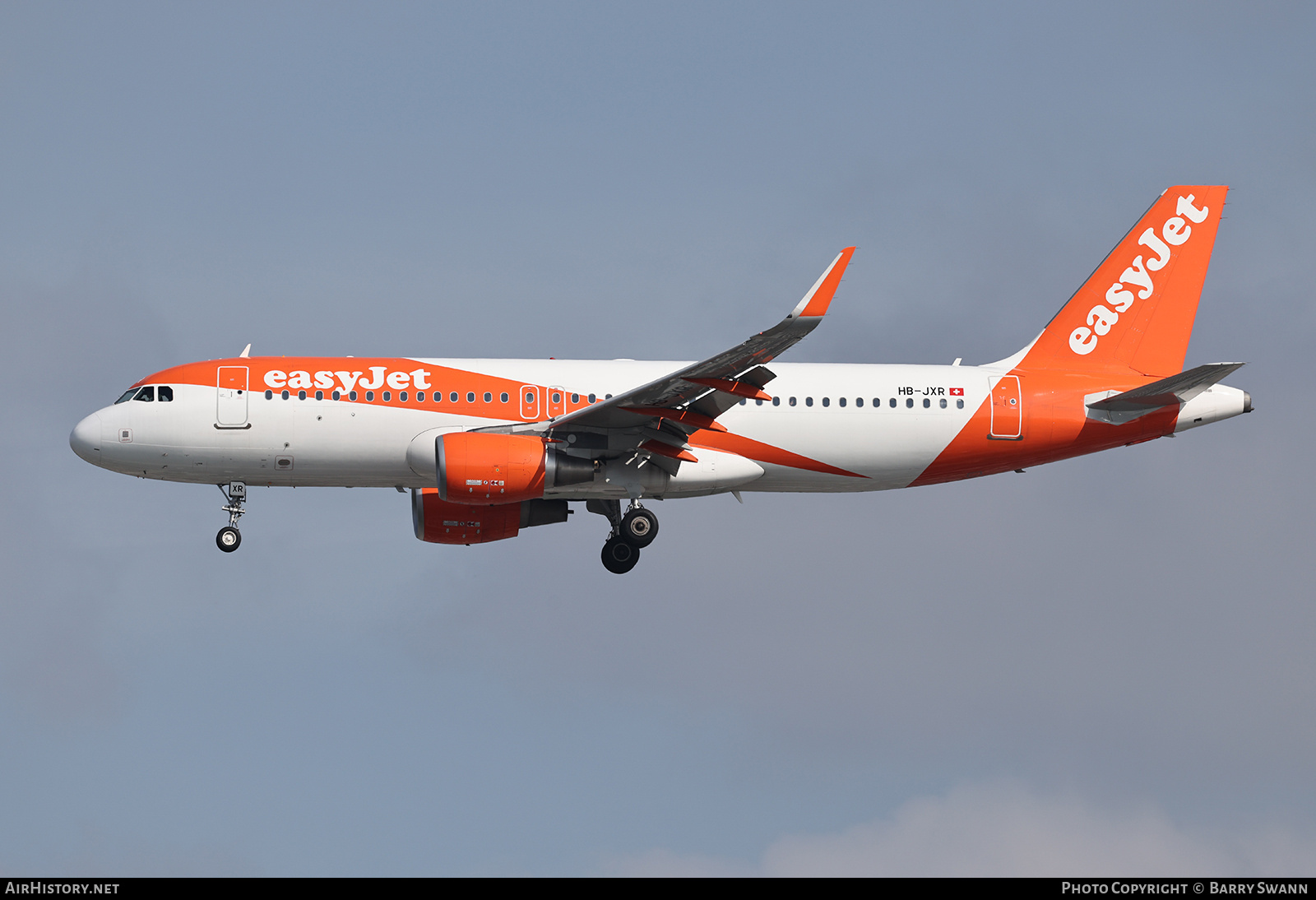 Aircraft Photo of HB-JXR | Airbus A320-214 | EasyJet | AirHistory.net #812730