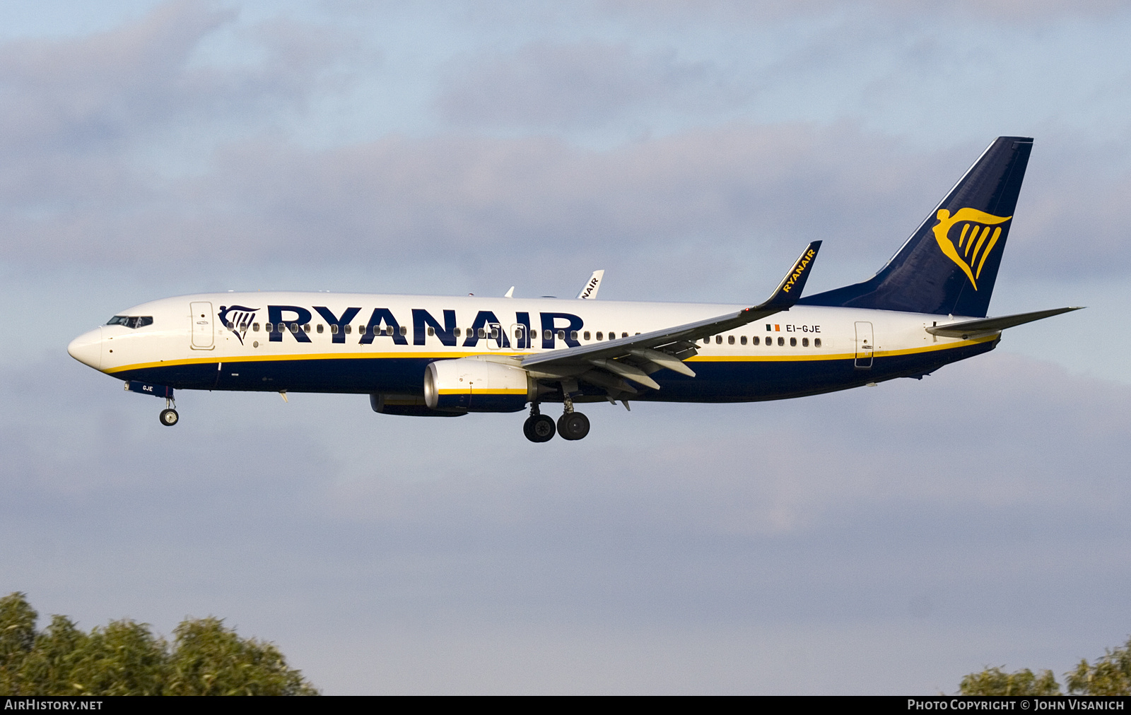 Aircraft Photo of EI-GJE | Boeing 737-8AS | Ryanair | AirHistory.net #812782