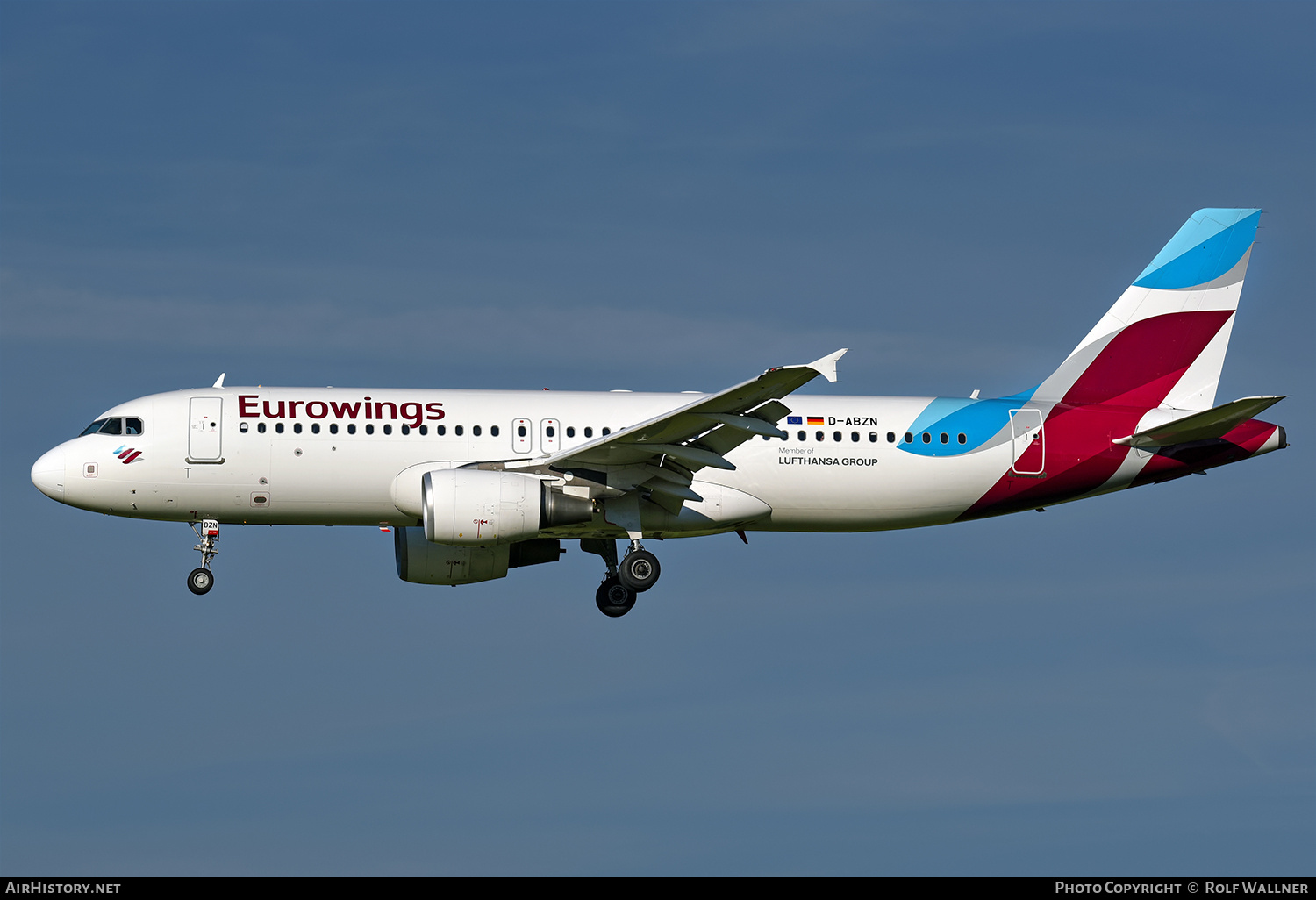Aircraft Photo of D-ABZN | Airbus A320-216 | Eurowings | AirHistory.net #812805