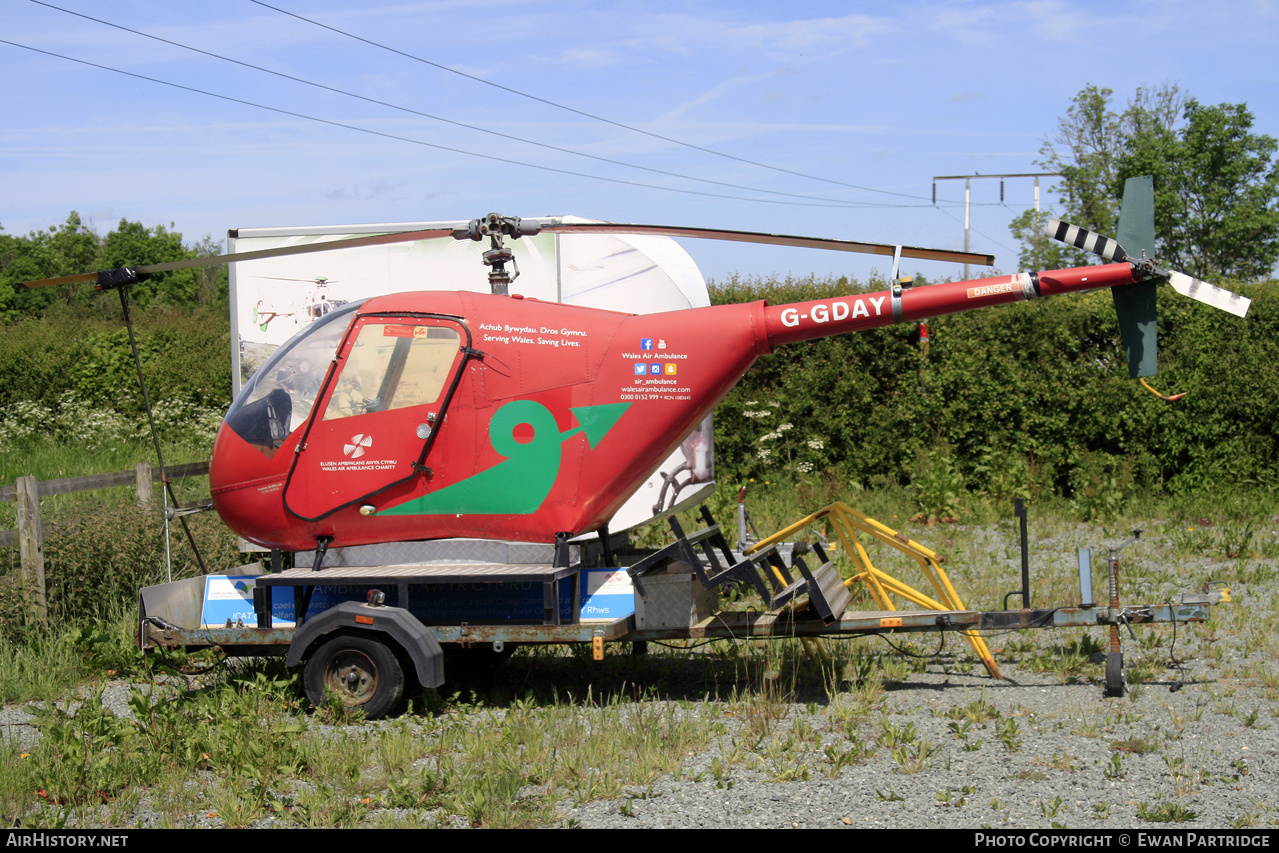 Aircraft Photo of G-GDAY | Robinson R-22 Beta | Wales Air Ambulance | AirHistory.net #812844