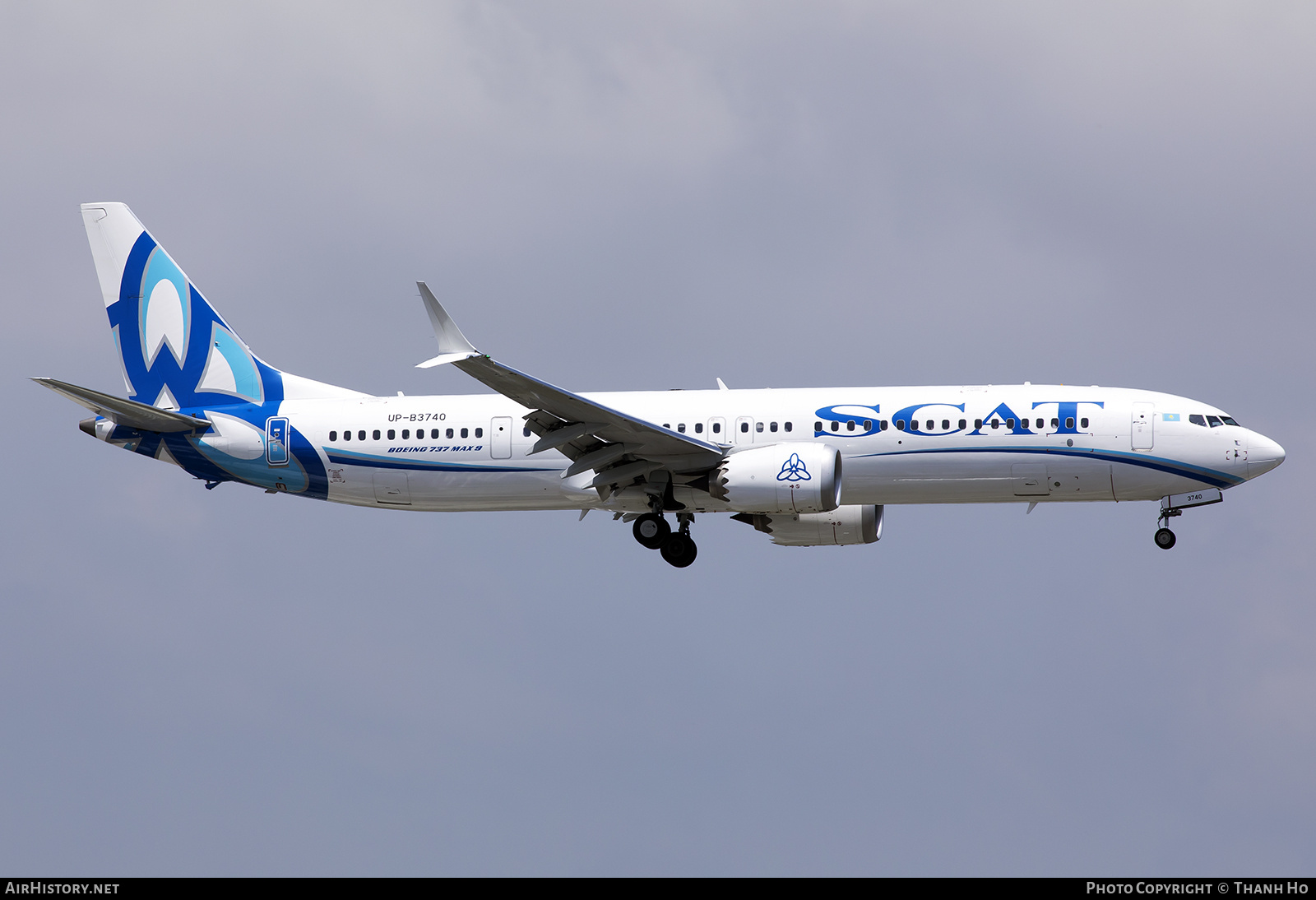 Aircraft Photo of UP-B3740 | Boeing 737-9 Max 9 | SCAT Airlines | AirHistory.net #812863