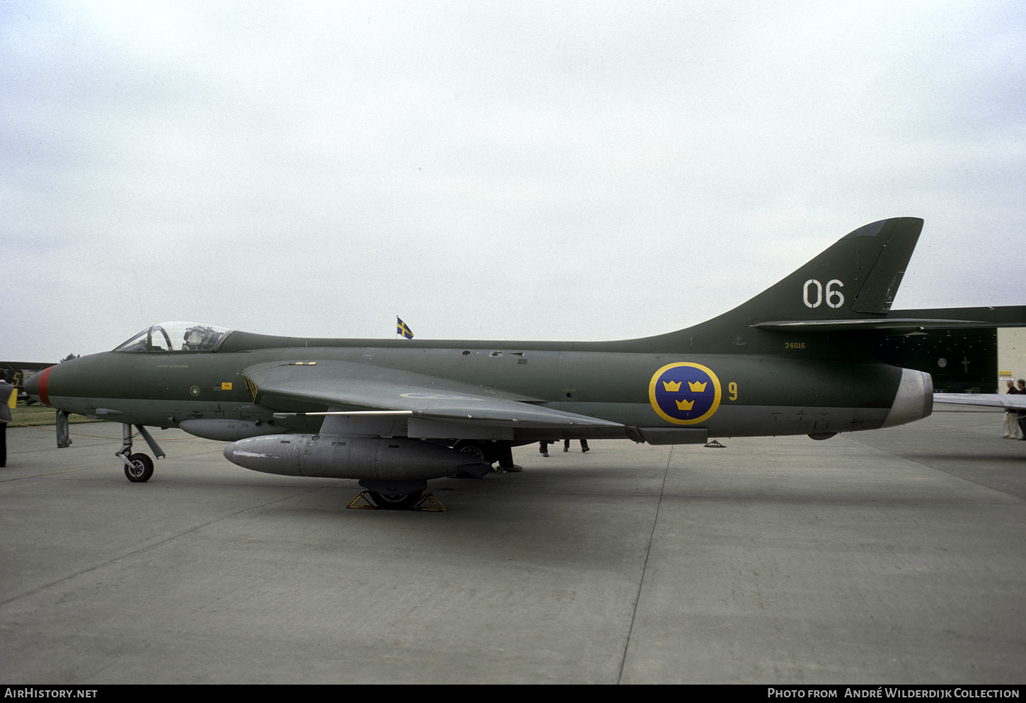 Aircraft Photo of 34016 | Hawker J34 Hunter (F50) | Sweden - Air Force | AirHistory.net #812879