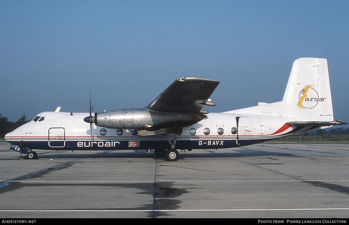 Aircraft Photo of G-BAVX | Handley Page HPR-7 Herald 214 | Euroair | AirHistory.net #812890