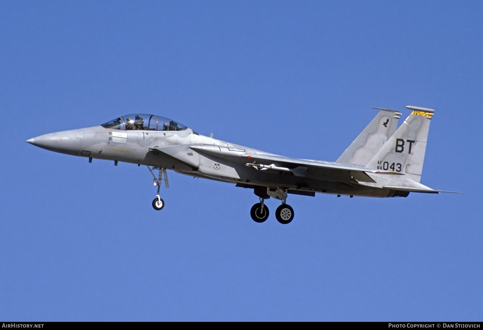 Aircraft Photo of 84-0043 / AF84-043 | McDonnell Douglas F-15D Eagle | USA - Air Force | AirHistory.net #812939