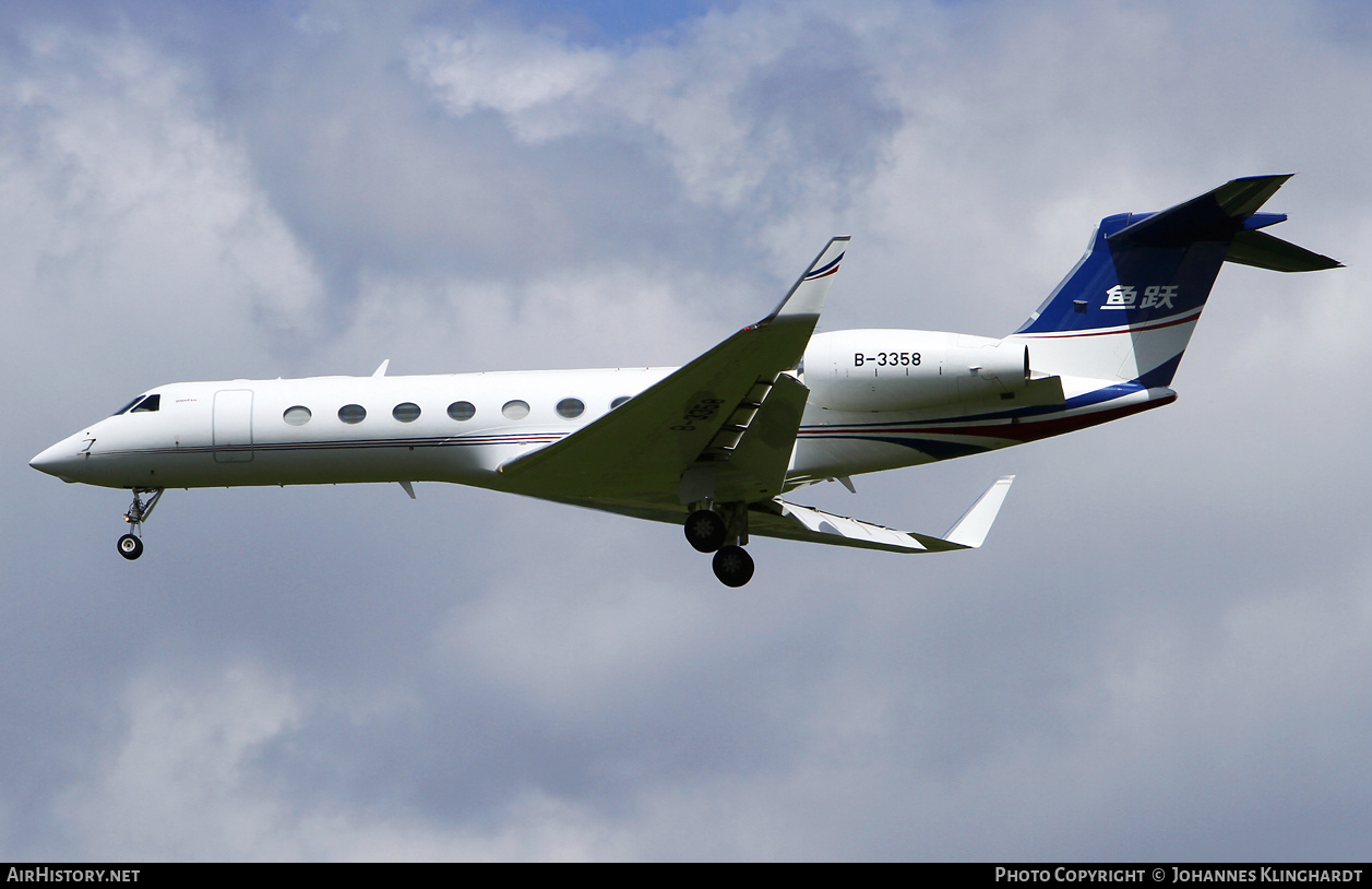 Aircraft Photo of B-3358 | Gulfstream Aerospace G-V-SP Gulfstream G550 | Yuwell Group | AirHistory.net #812944