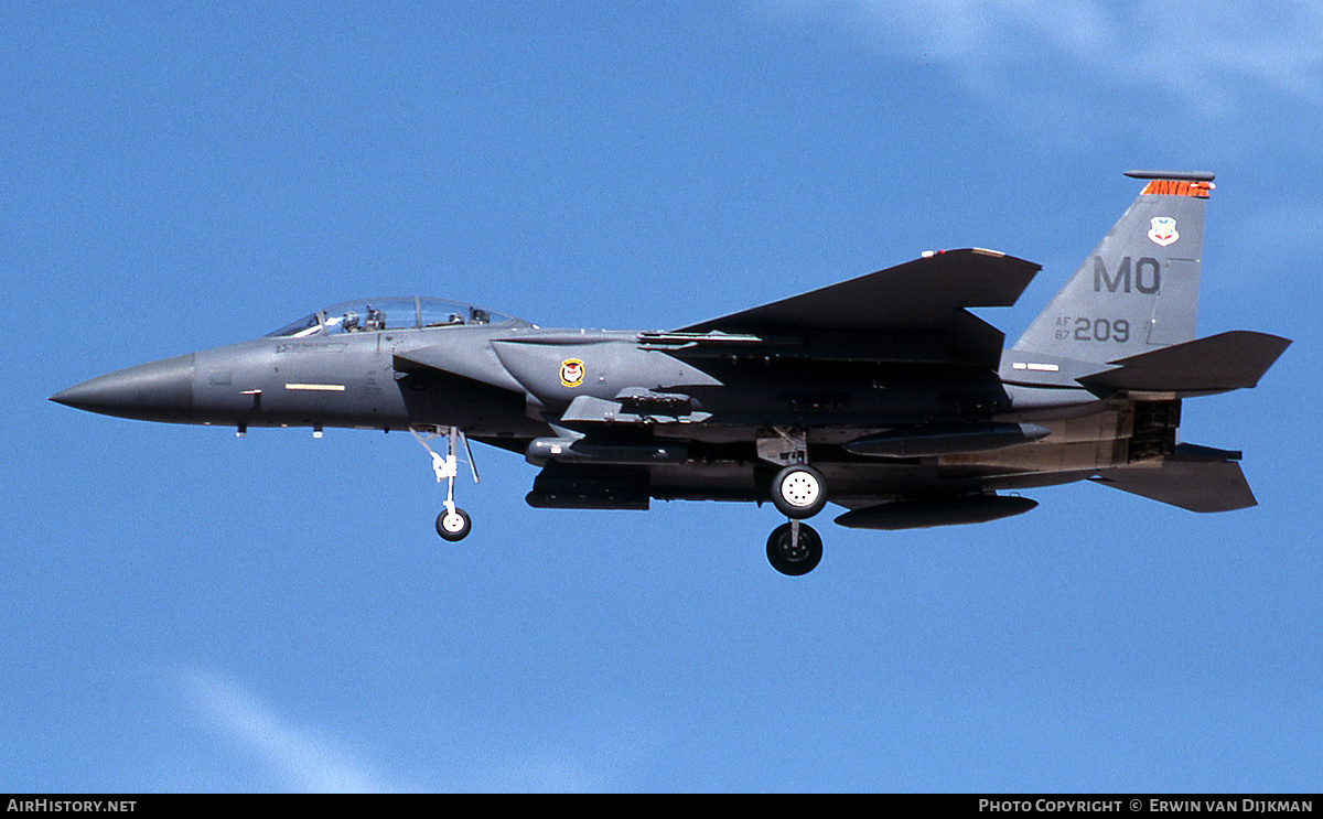 Aircraft Photo of 87-0209 | Boeing F-15E Strike Eagle | USA - Air Force | AirHistory.net #812948