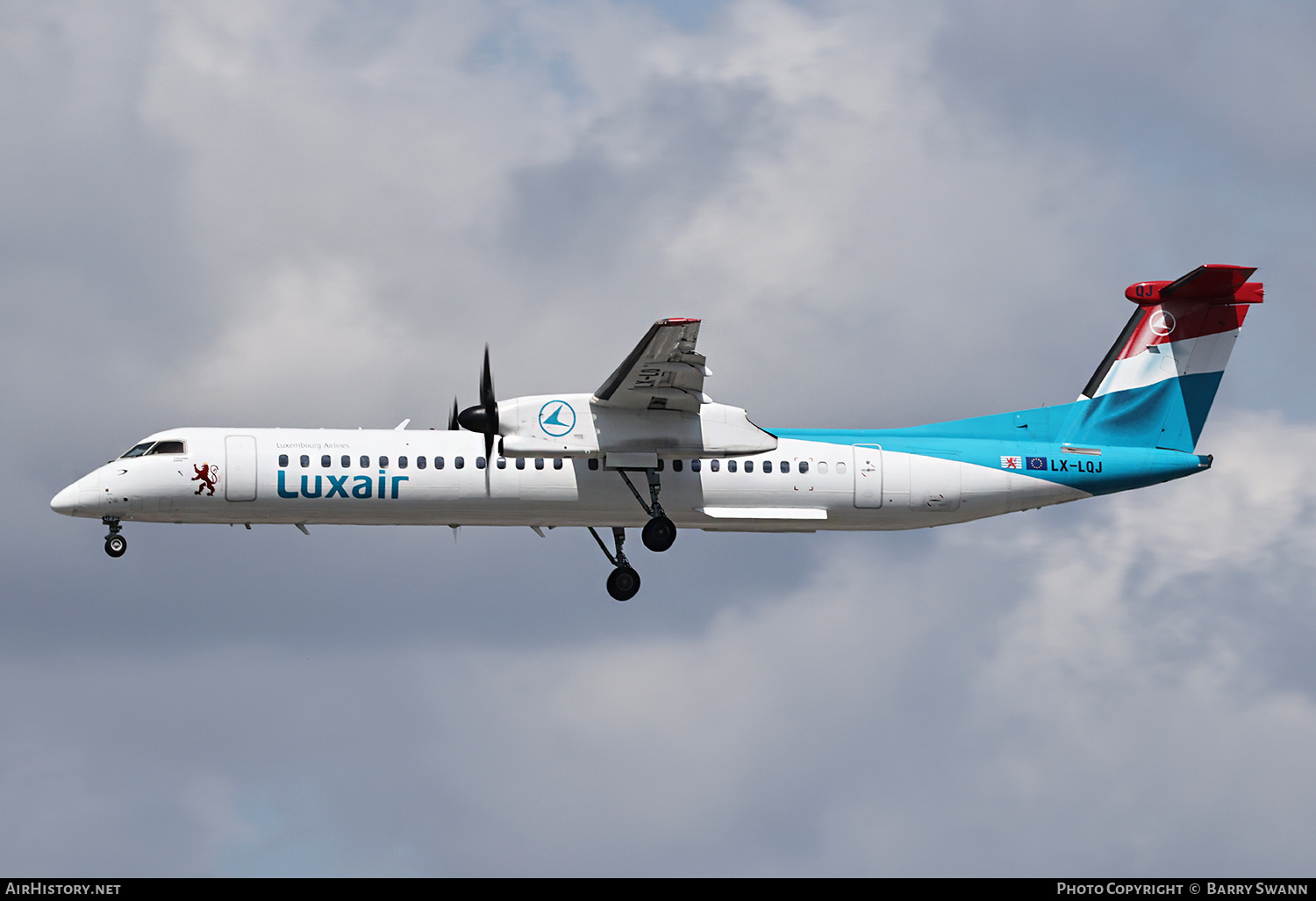Aircraft Photo of LX-LQJ | Bombardier DHC-8-402 Dash 8 | Luxair | AirHistory.net #812955